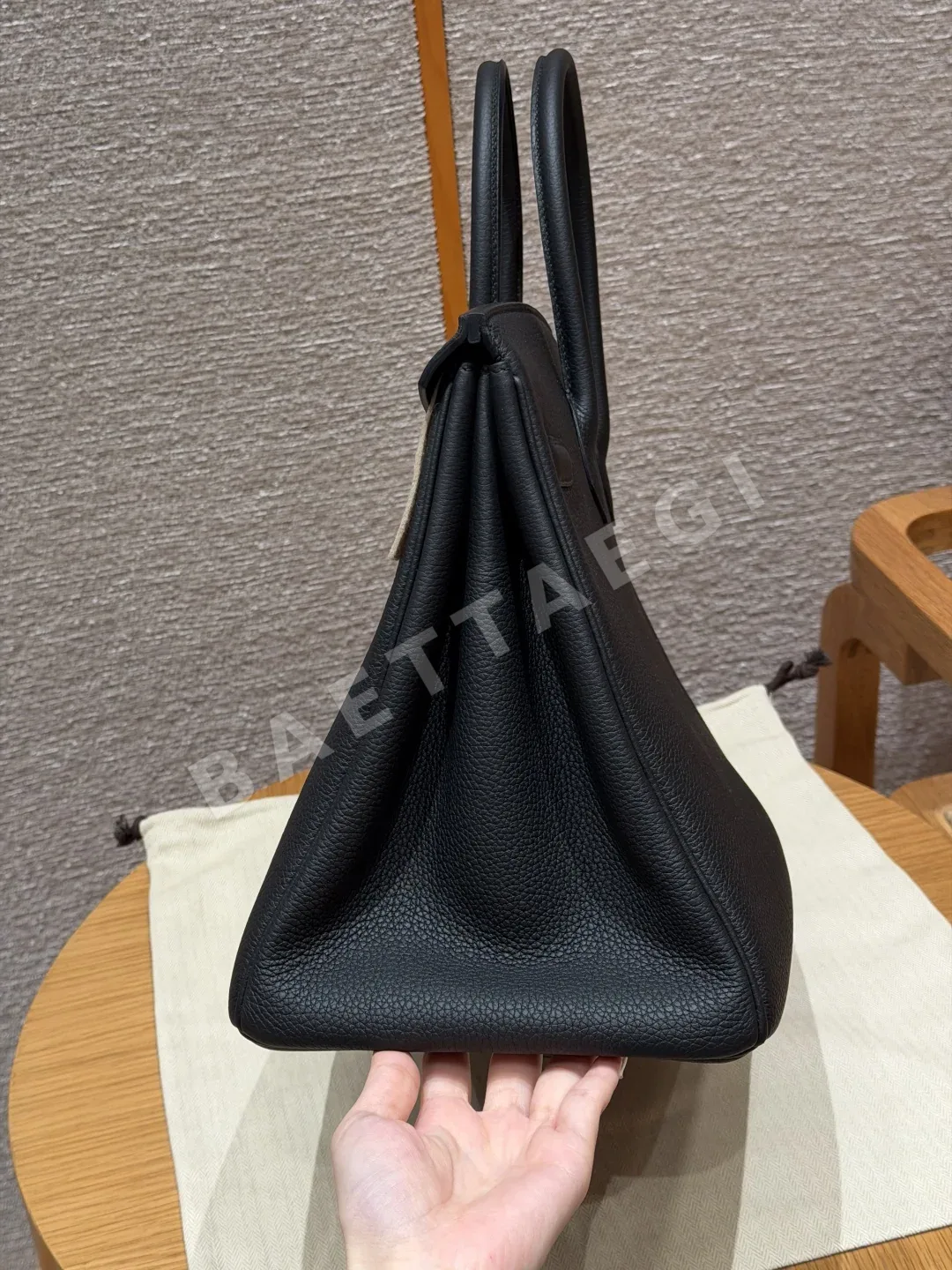 에르메스 버킨 토고 가죽 지갑 상세 이미지 4