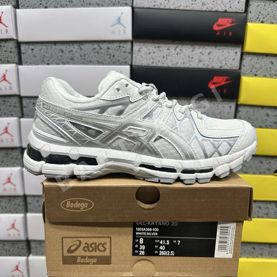 아식스 [KO] 젤 카야노 20 1203A388-100 200438 Asics Gel-Kayano 20 White Pure Silver
