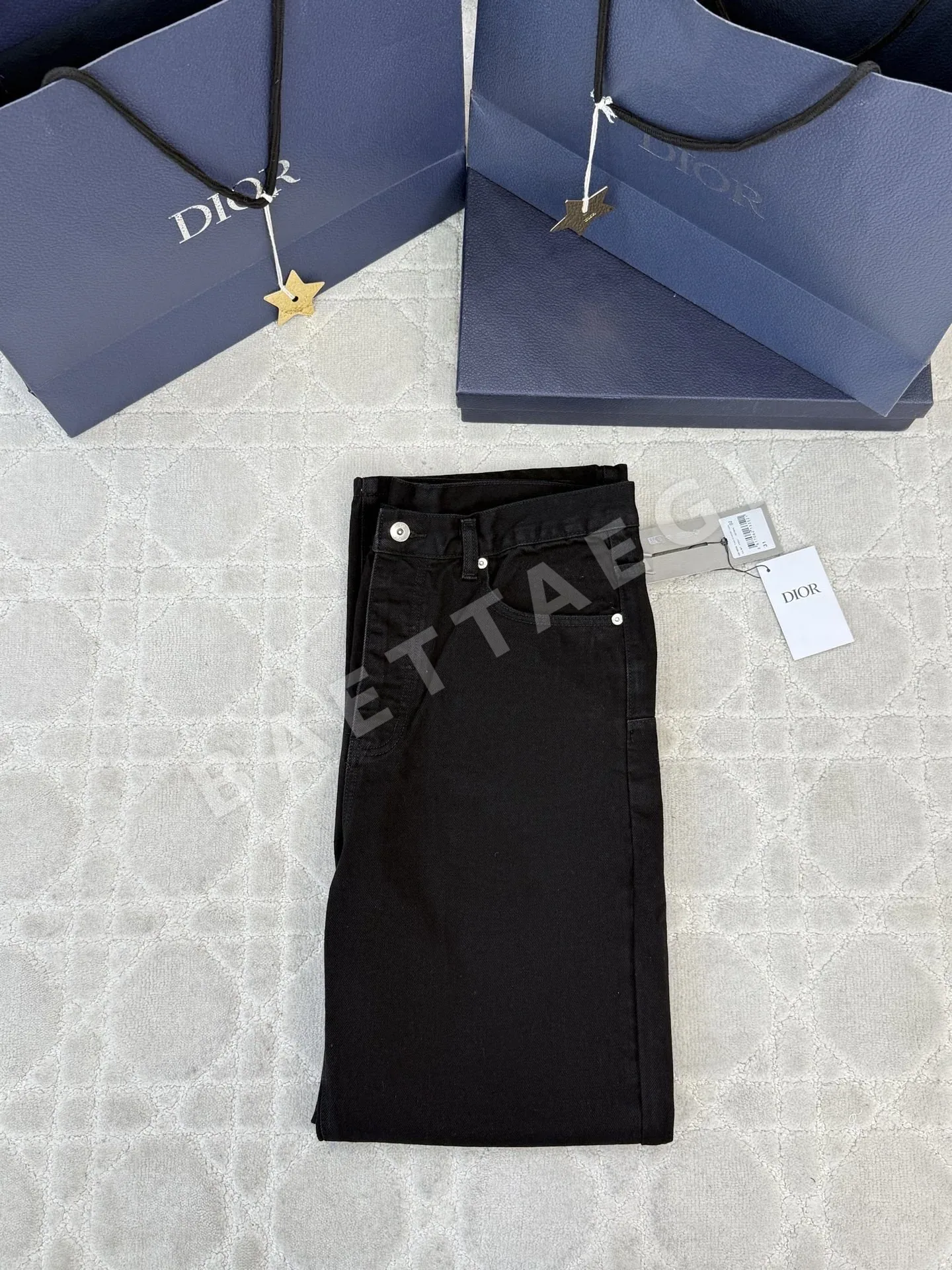 디올 4잎 클로버 여성 청바지 상세 이미지 3