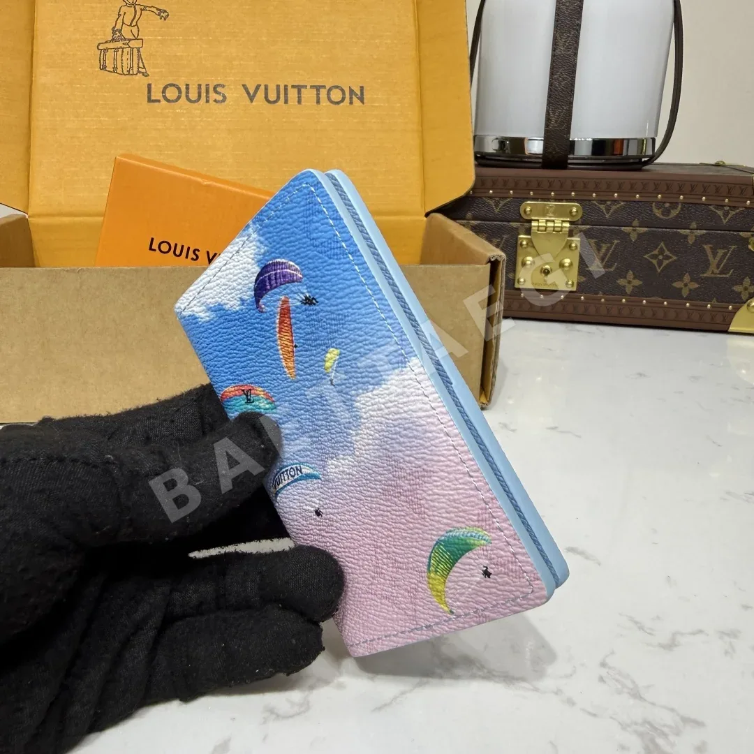 루이비통 컬러 모노그램 캔버스 포켓 카드 지갑 상세 이미지 5