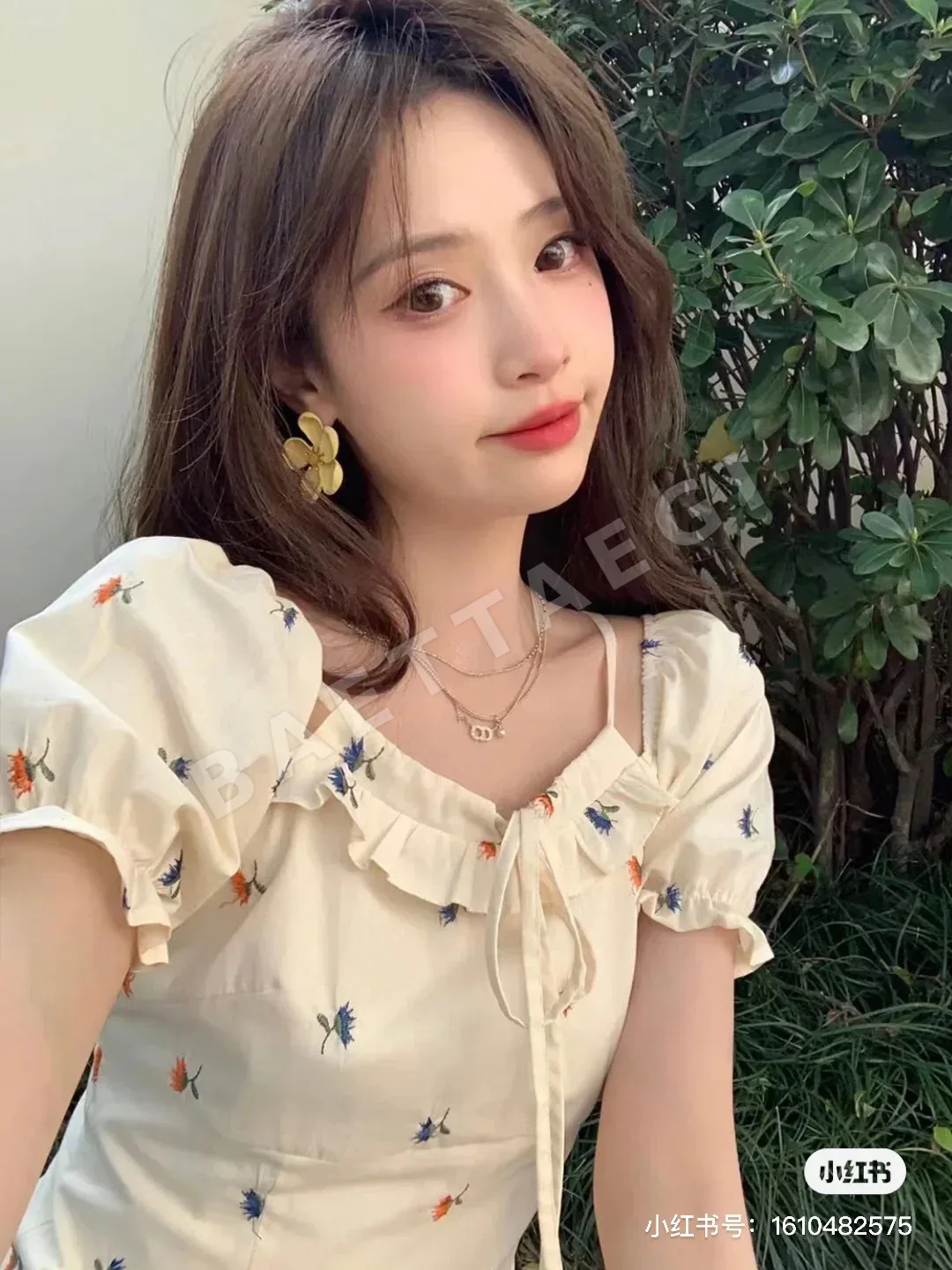 디올 멀티 엘리먼트 3연 목걸이 상세 이미지 2