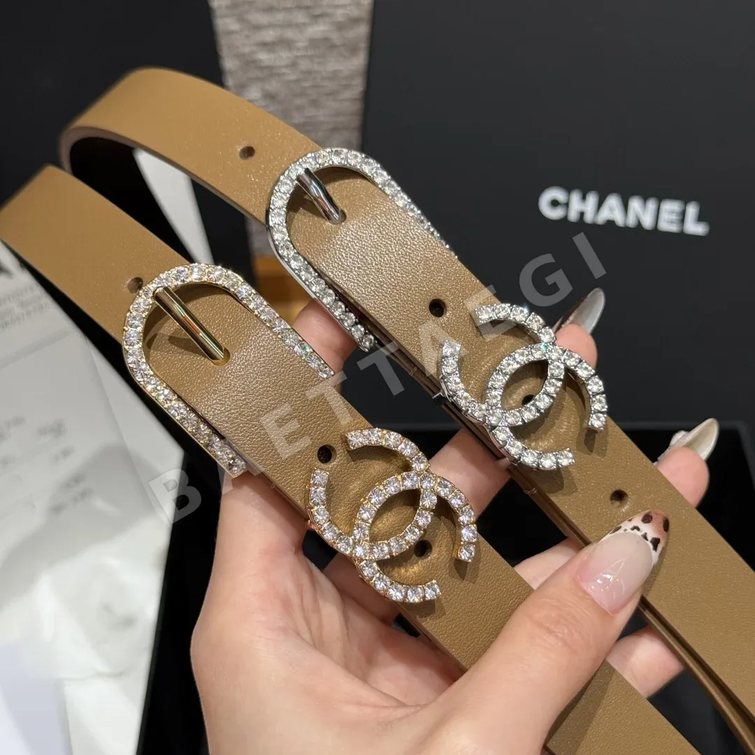 샤넬 스와로브스키 더블 C 버클 양면 소가죽 벨트 상세 이미지 2