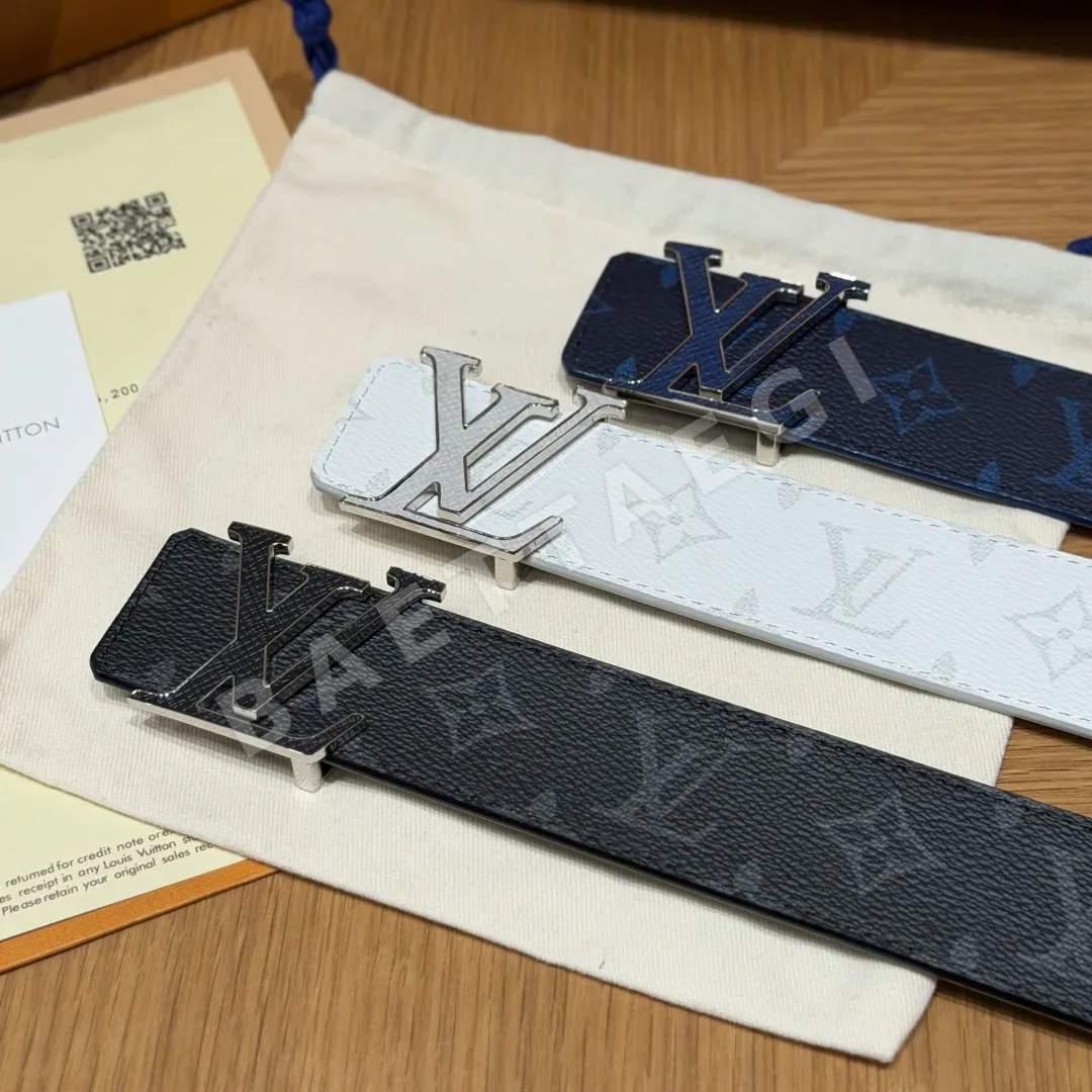 루이비통 이니셜 양면 40mm 가죽 벨트 상세 이미지 3