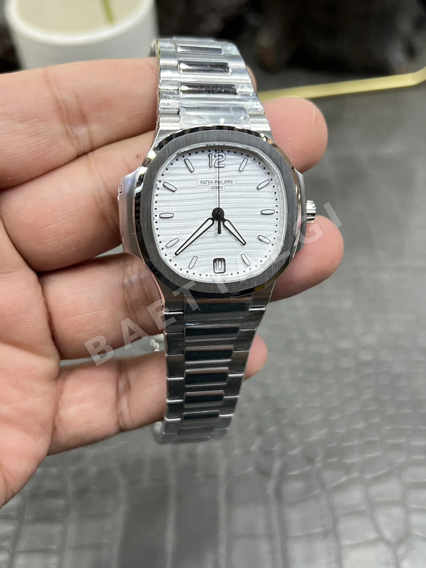 파텍필립 노틸러스 7118 자동 여성용 3K 공장 레플리카 43965 Patek Philippe 상세 이미지 4