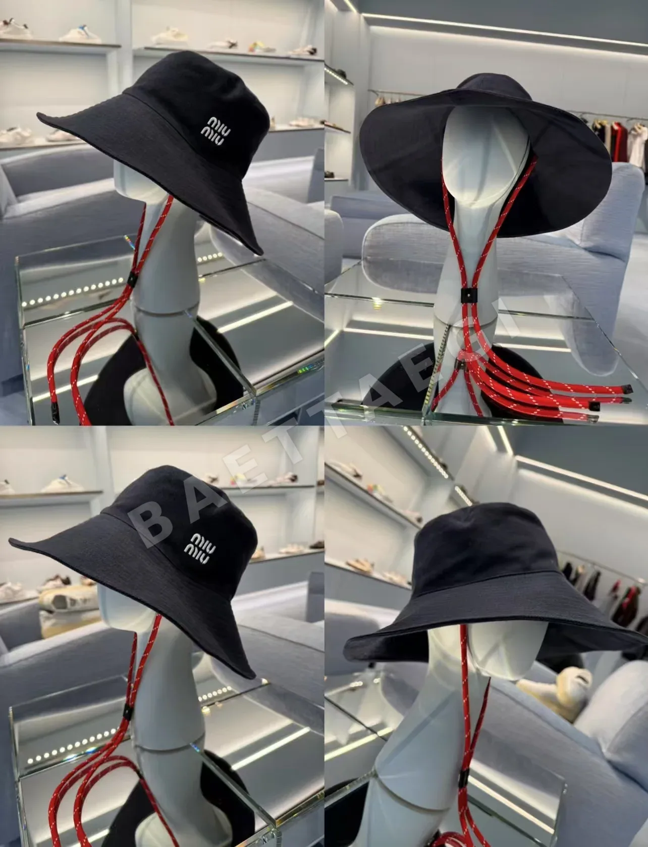 미우미우 버킷 햇 모자 상세 이미지 7