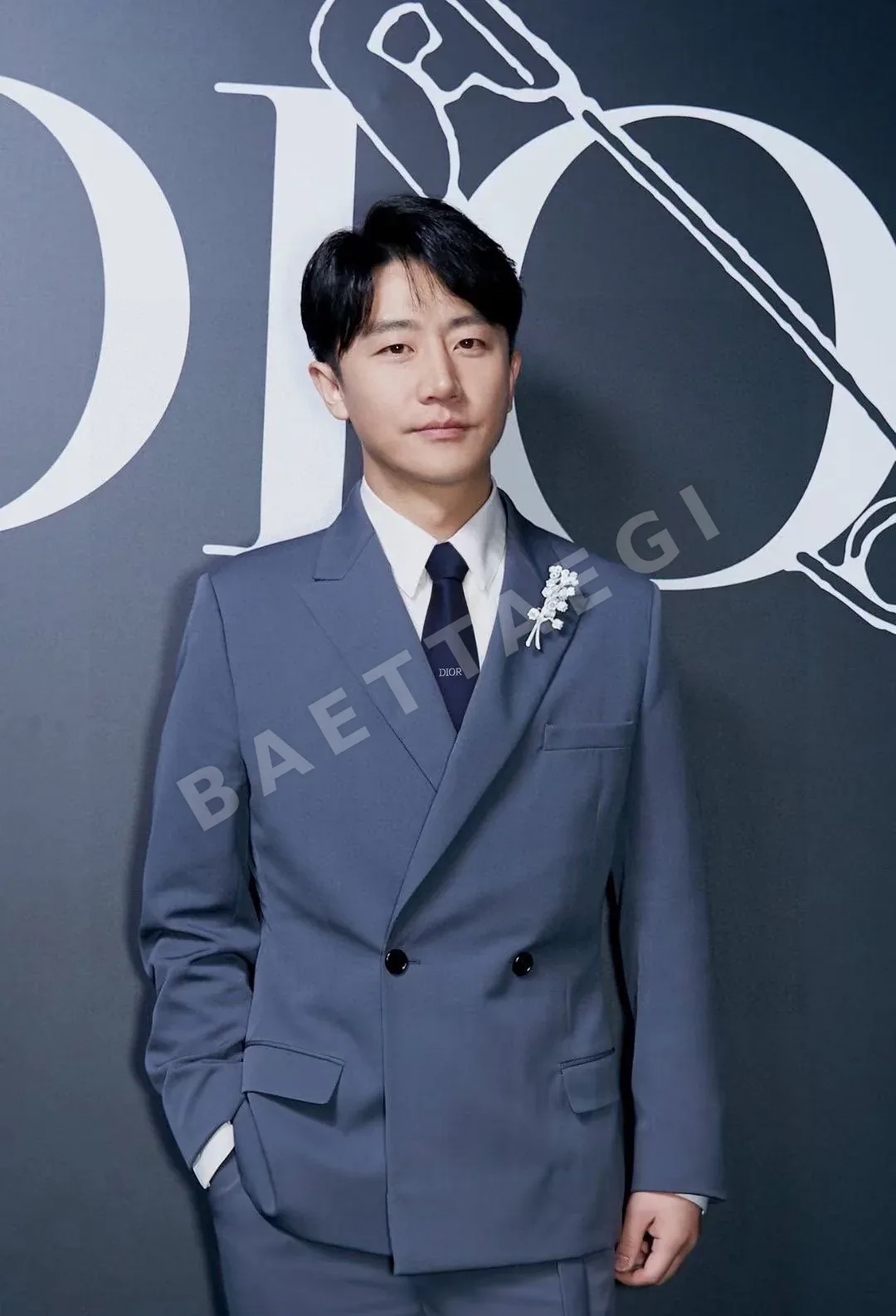 디올 로고 자카드 남성 넥타이 89603