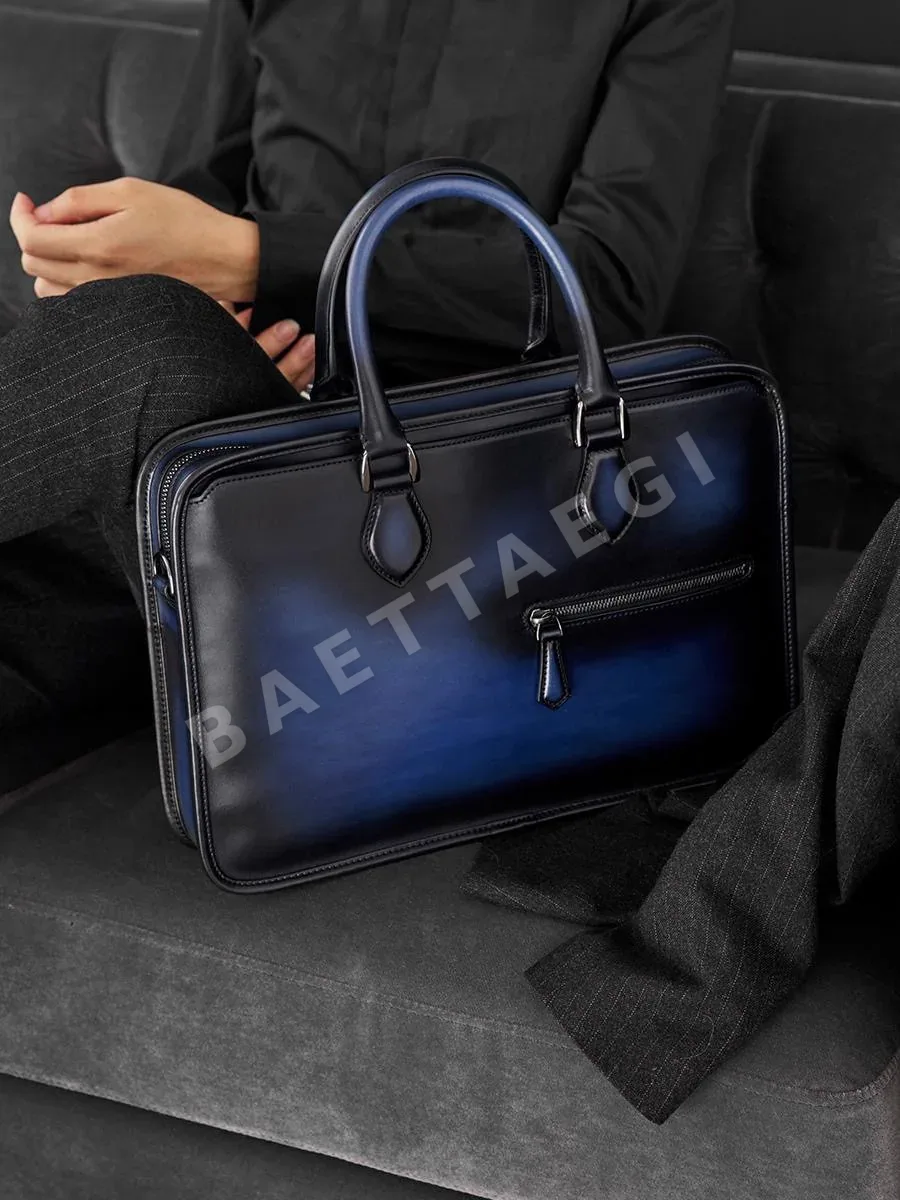  벨루티(Berluti)의 베네치아 가죽 브리프케이스 159696