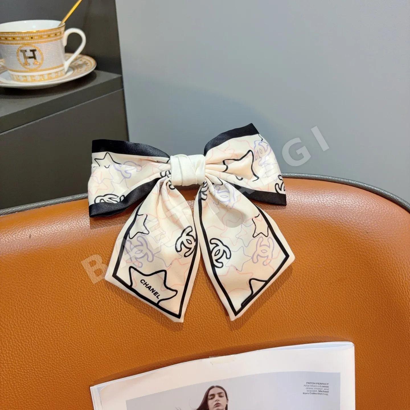 샤넬 리본 헤어 클립 상세 이미지 5