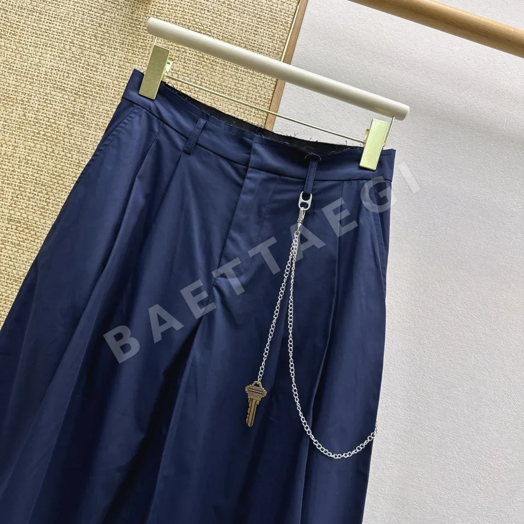 알렉산더왕 네이비 카고 와이드 레그 여성 바지 상세 이미지 4