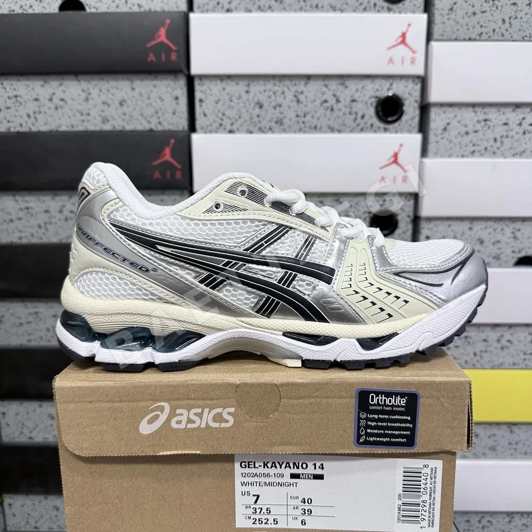 아식스 [WZ] 젤 카야노 14 1202A056-109 200398 Asics Gel-Kayano 14 White Midnight