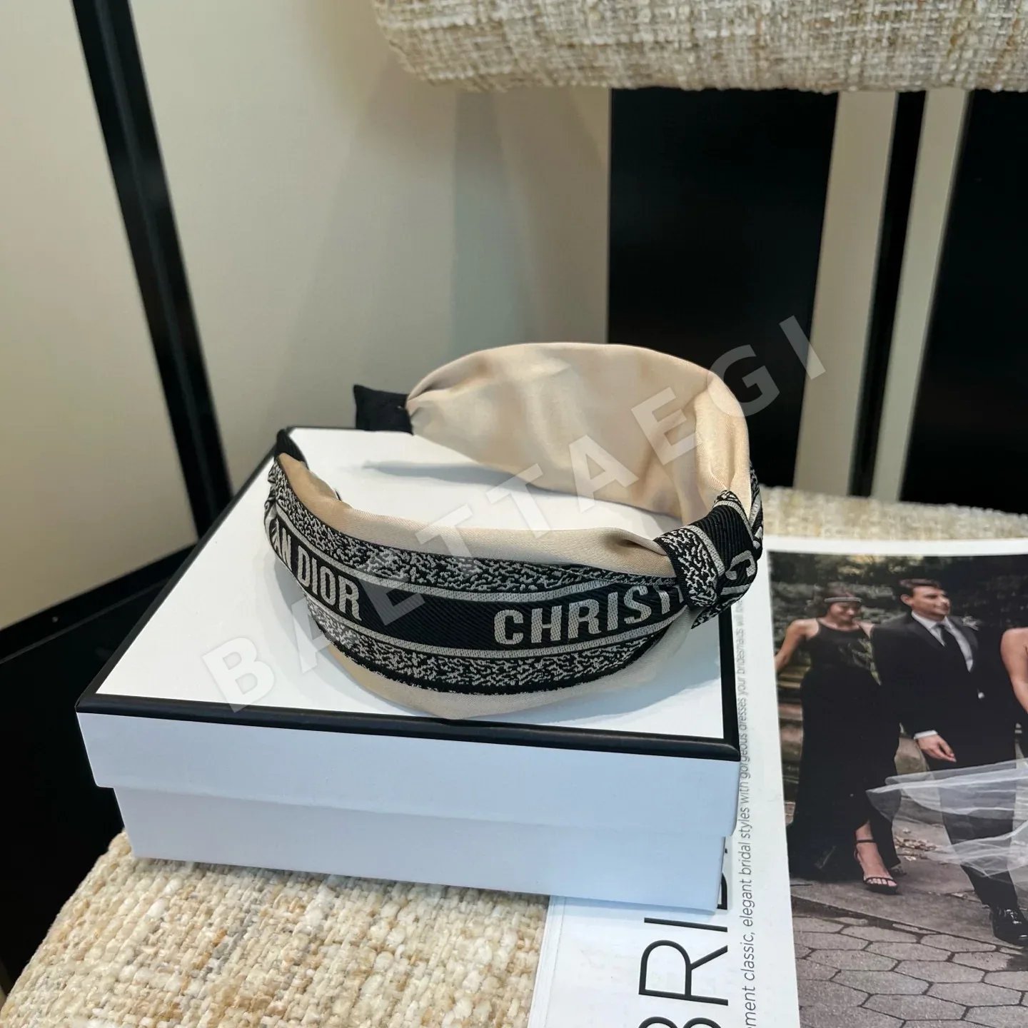 디올 CD 헤어밴드 상세 이미지 5