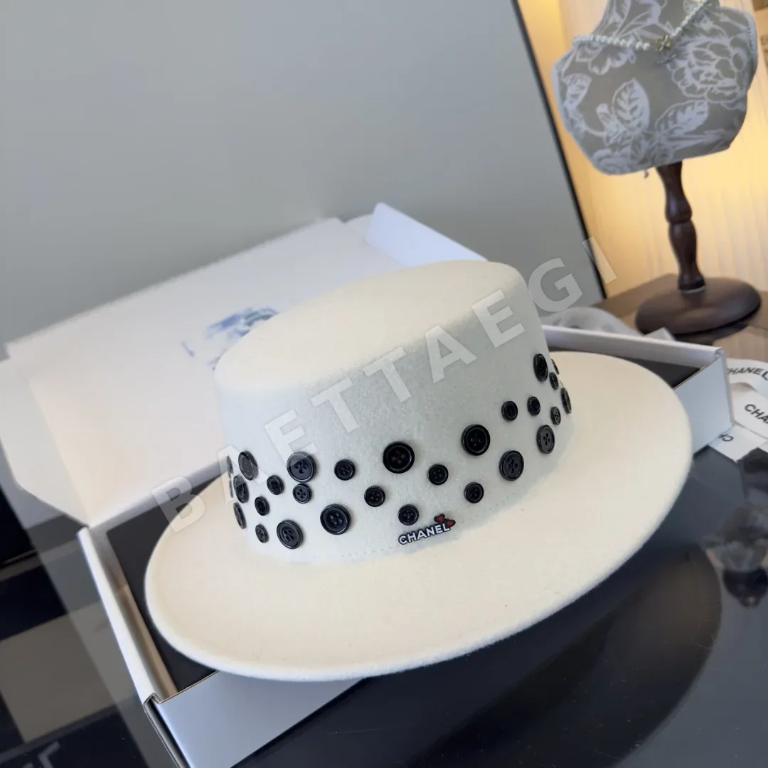 샤넬 캐시미어 플랫탑 캡 상세 이미지 4