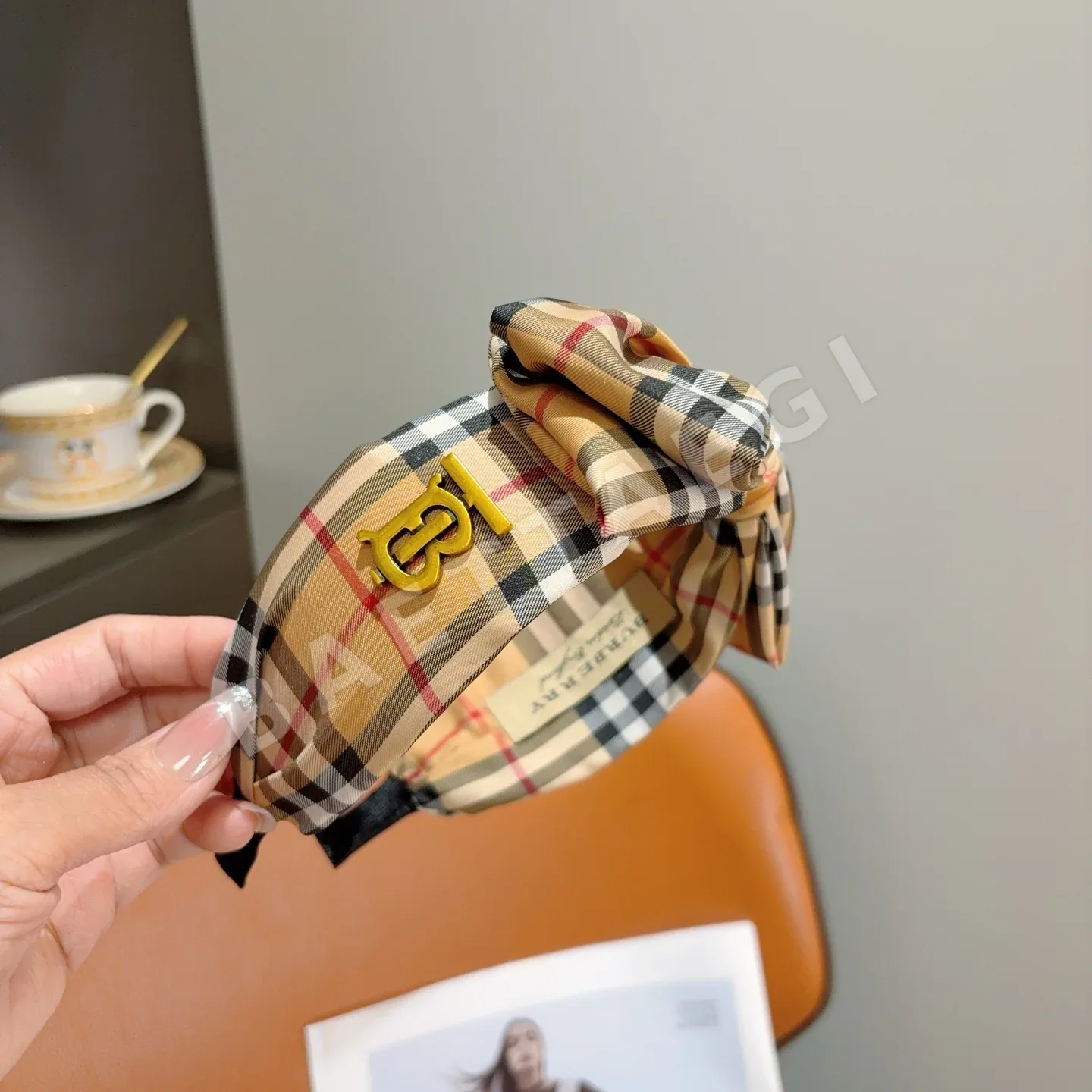 버버리 리본 헤어밴드 상세 이미지 3