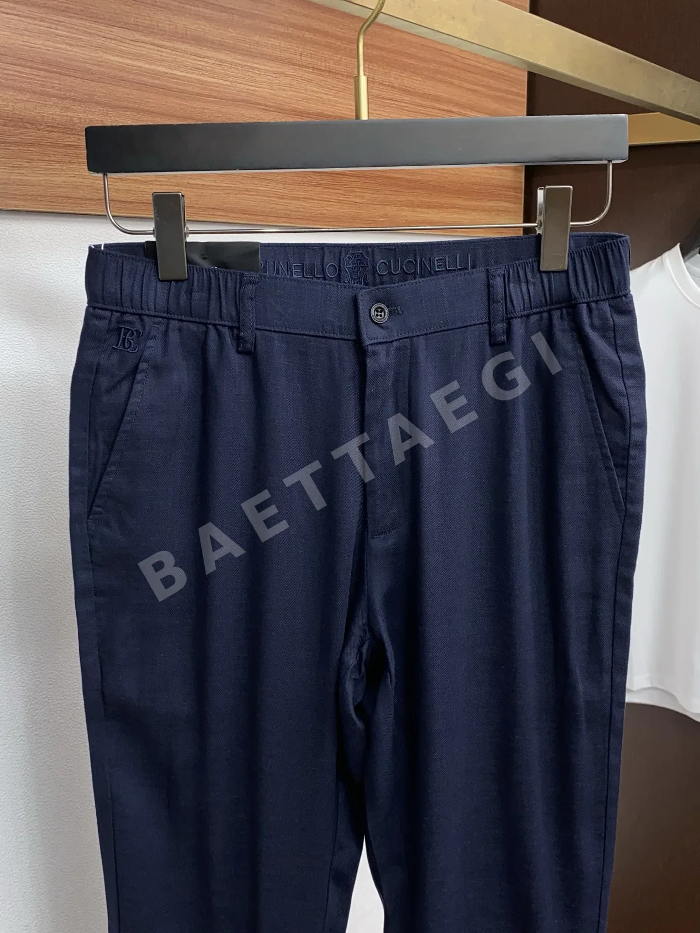 브루넬로쿠치넬리 린넨 코튼 데님 바지 상세 이미지 3