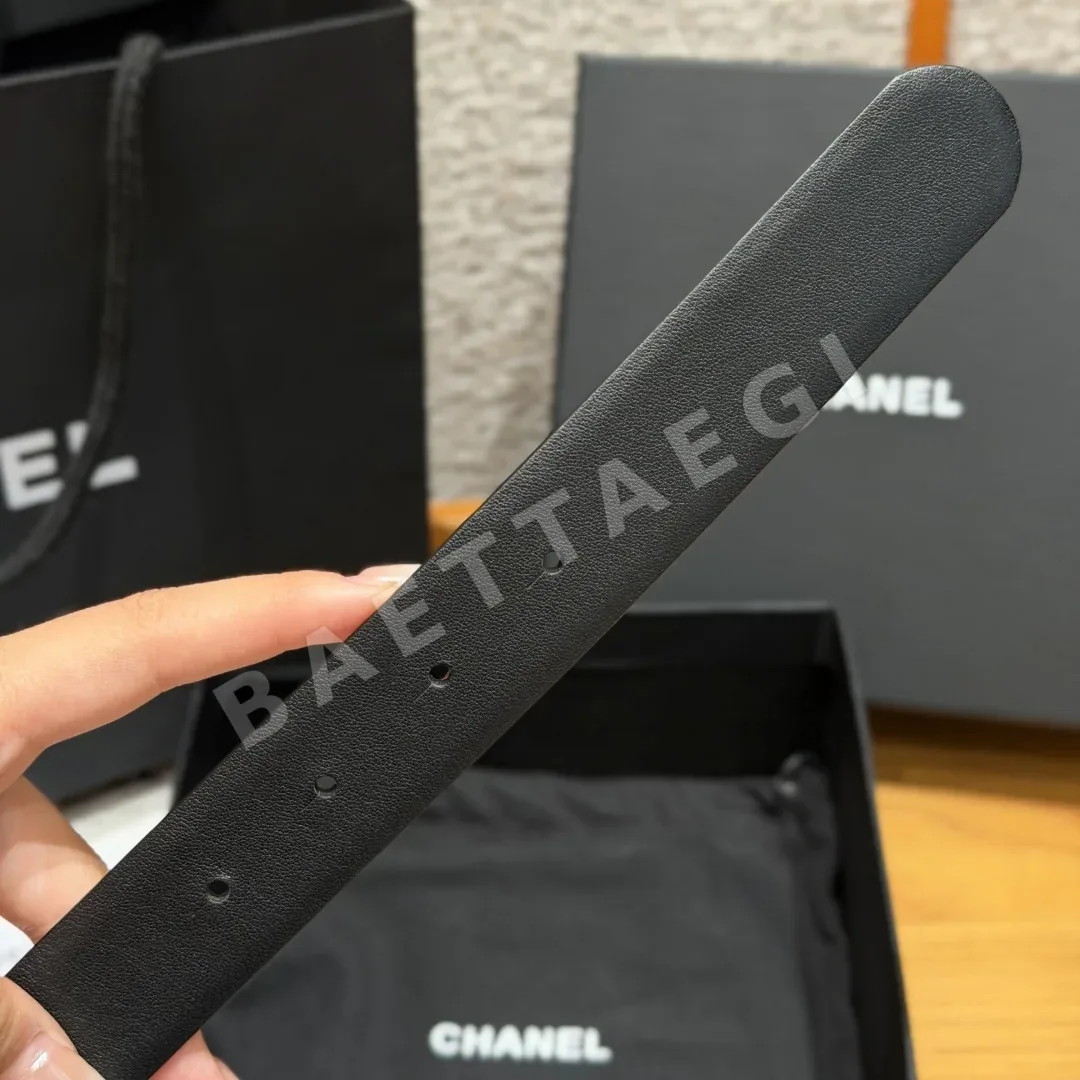샤넬 리버시블 카프스킨 벨트 30mm 상세 이미지 7