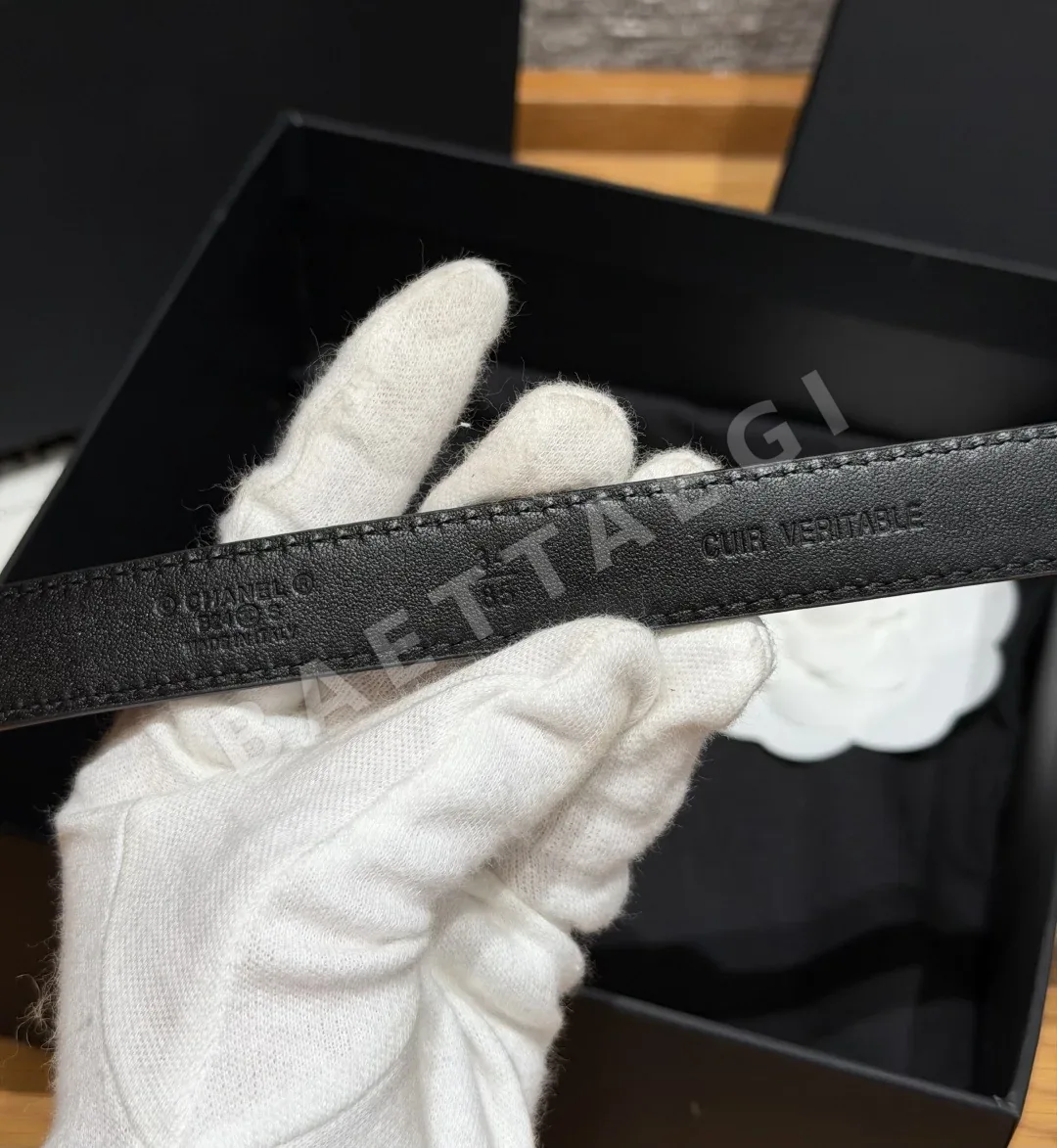 샤넬 퀼팅 램스킨 벨트 20mm 상세 이미지 4