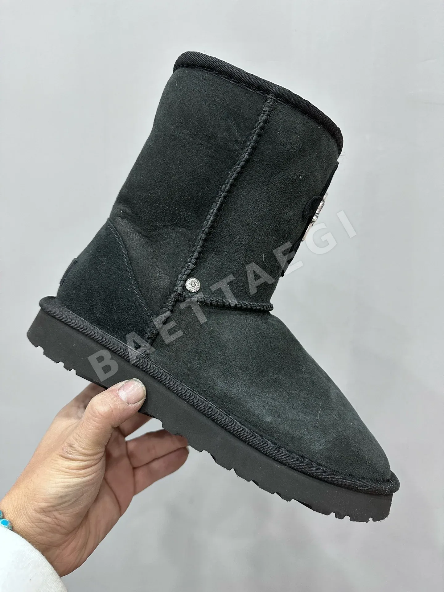 크롬하츠 부츠 블랙 가죽 소드 스타일 상세 이미지 2