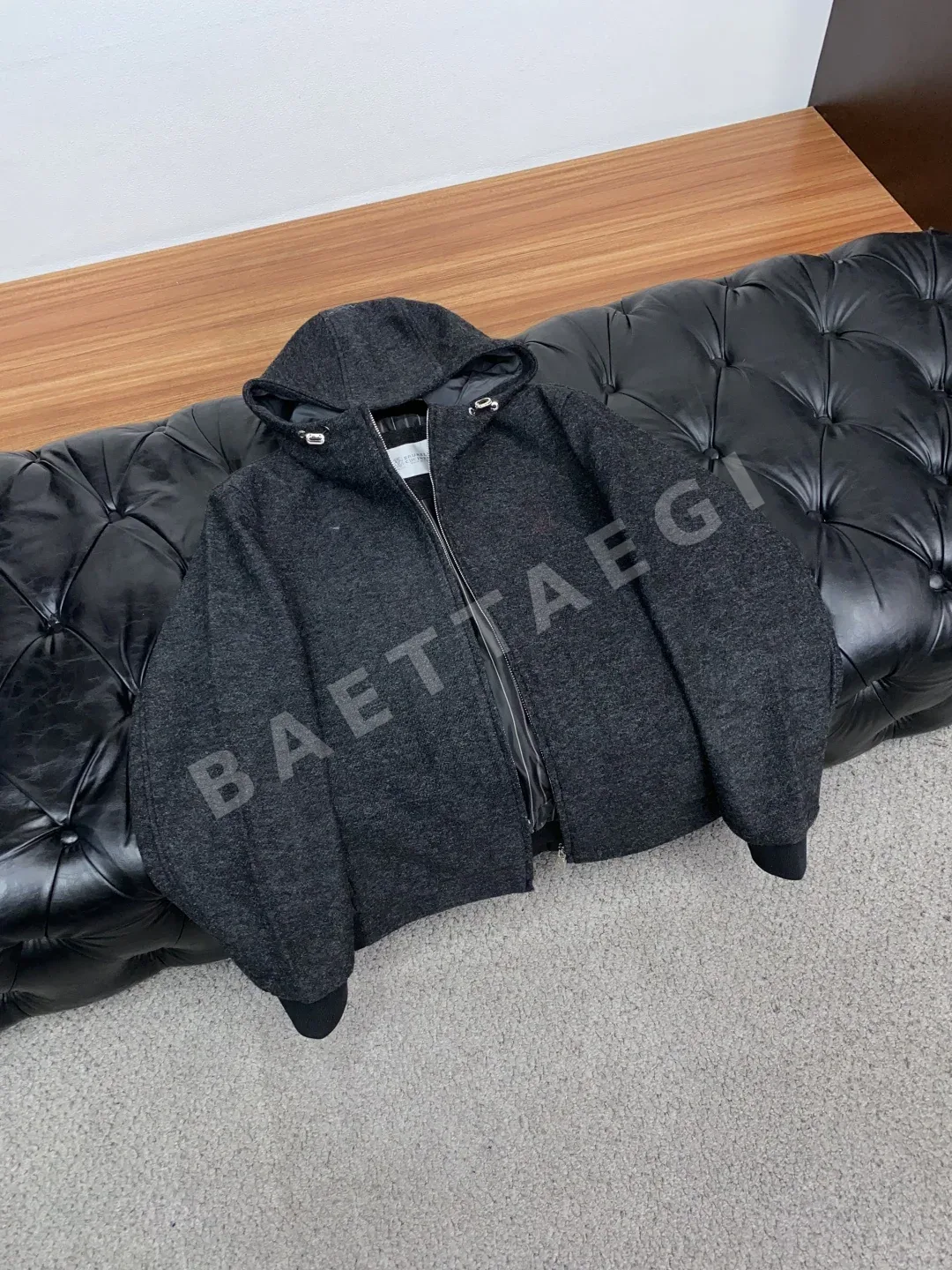 브루넬로쿠치넬리 울 후드 슬림핏 자켓 상세 이미지 6