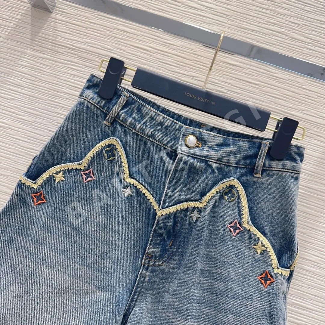루이비통 여성 데님 반바지 상세 이미지 2