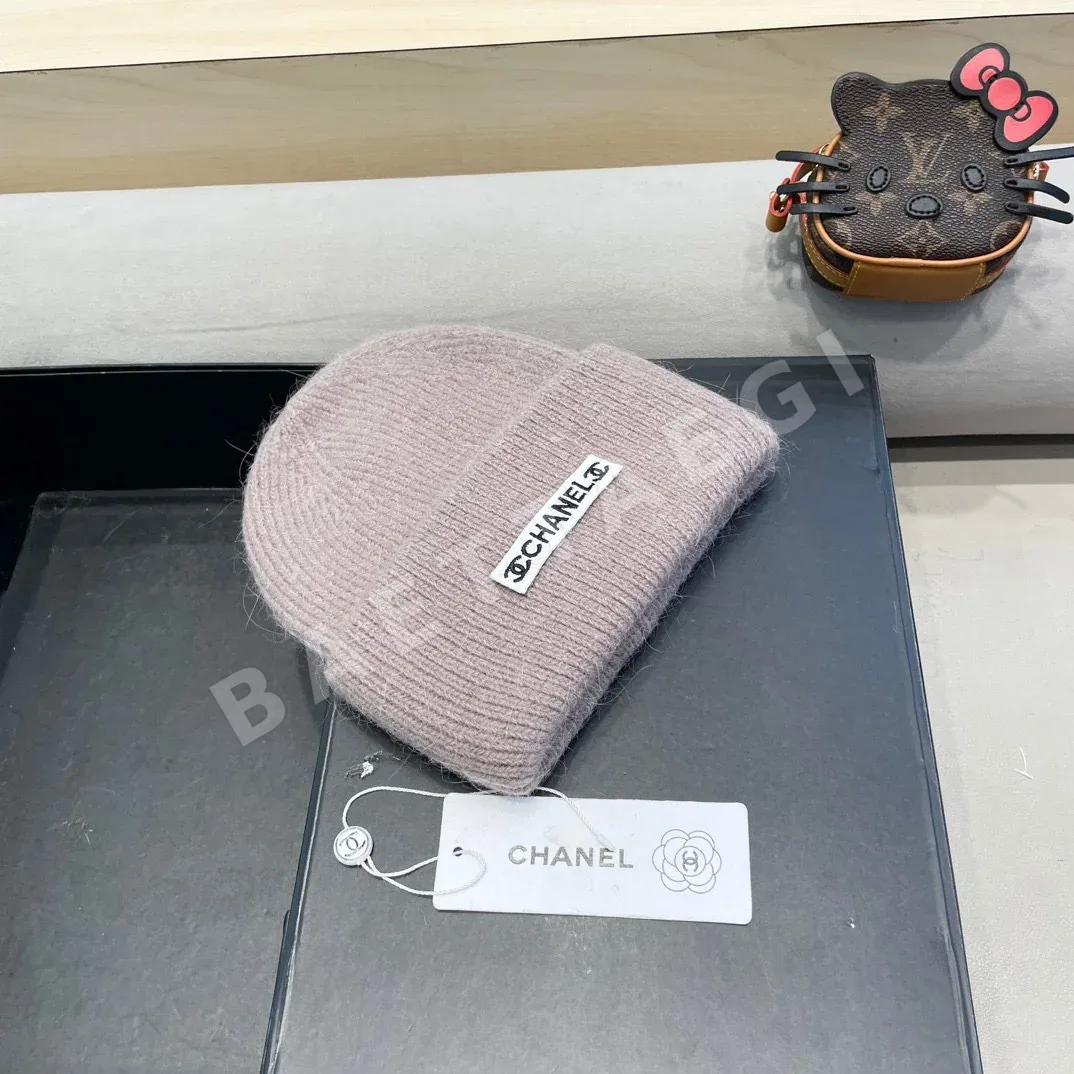 샤넬 더블 C 니트 비니 모자 상세 이미지 3