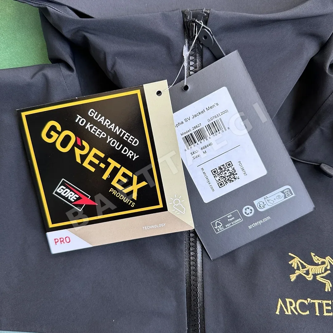 아크테릭스 [XF] 알파 SV 자켓 7 블랙 골드 그린 207797 Arc'teryx Alpha SV Jacket 7 SV7 상세 이미지 15