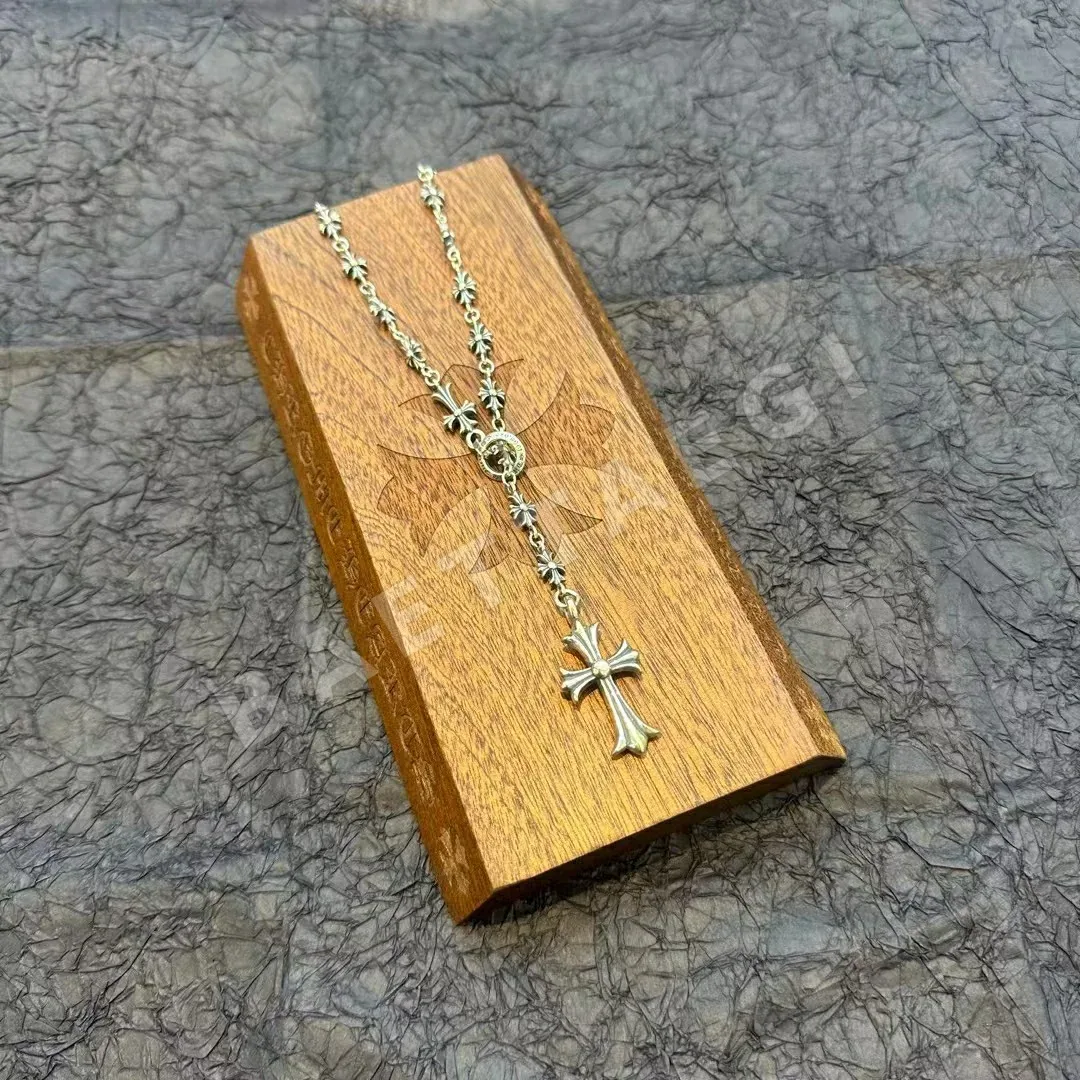 크롬하츠 클래식 빈티지 조절 크로스 펜던트 목걸이 상세 이미지 4