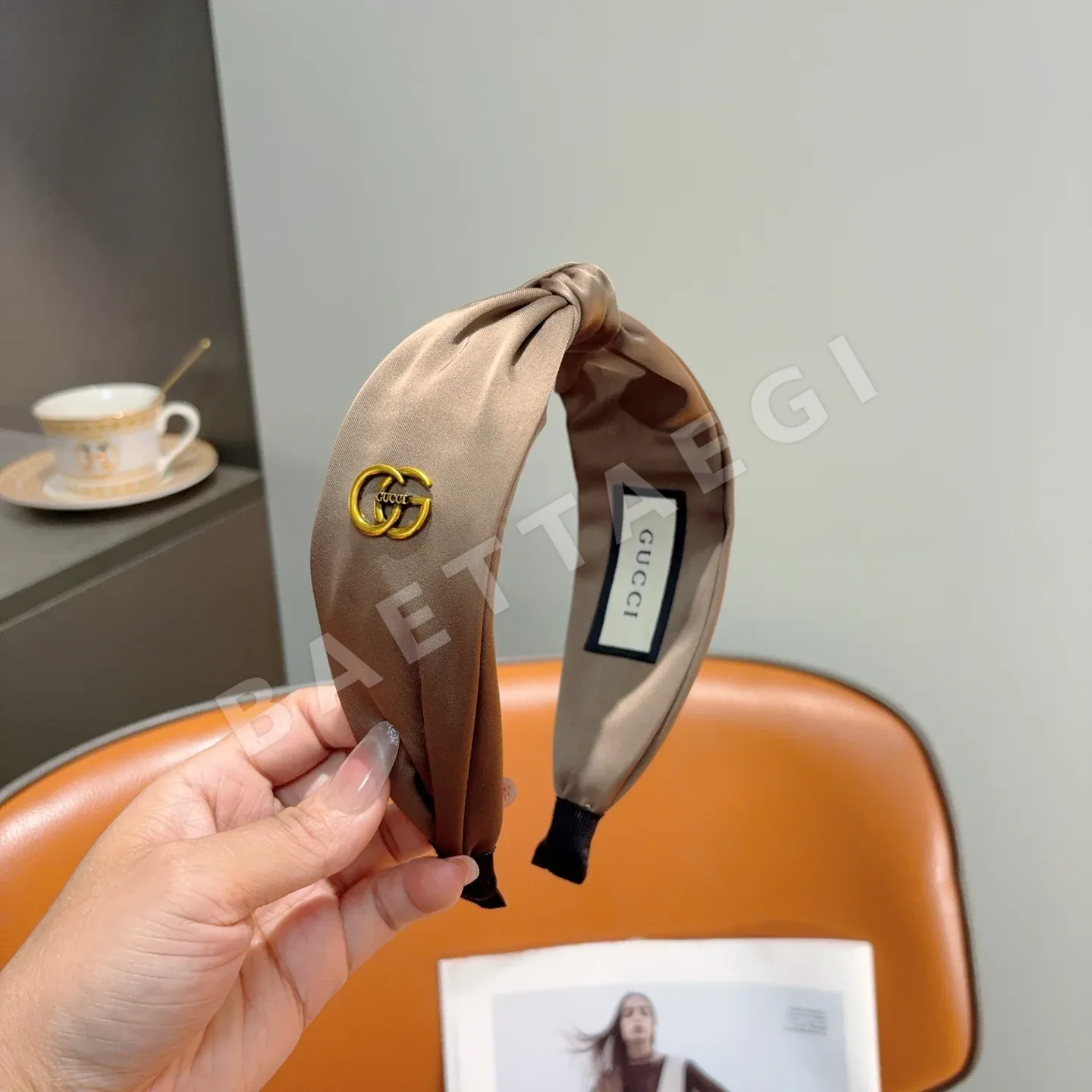 구찌 클래식 와이드 헤드밴드 헤어악세 상세 이미지 3