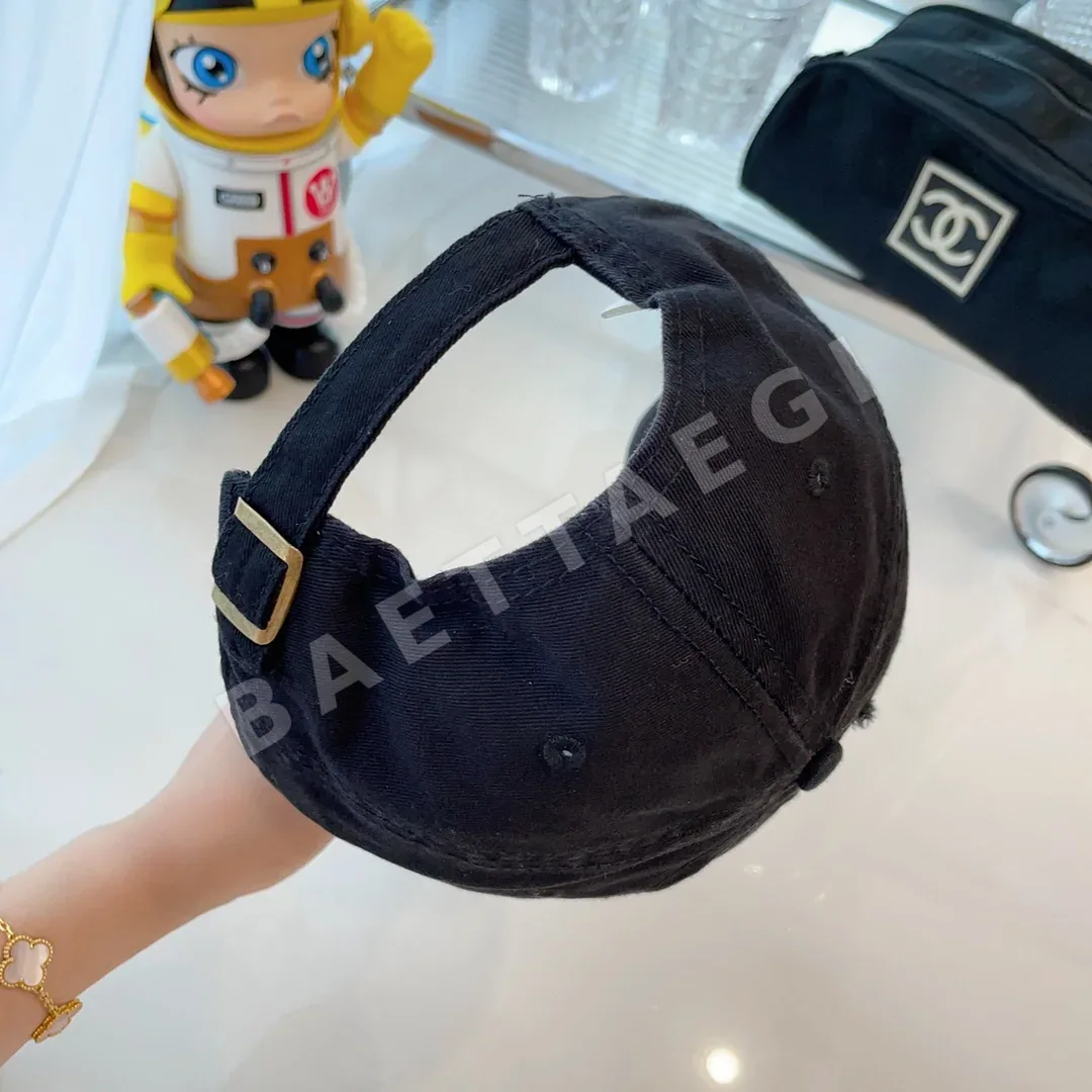 샤넬 데미지 가공 코튼 야구모자 상세 이미지 4