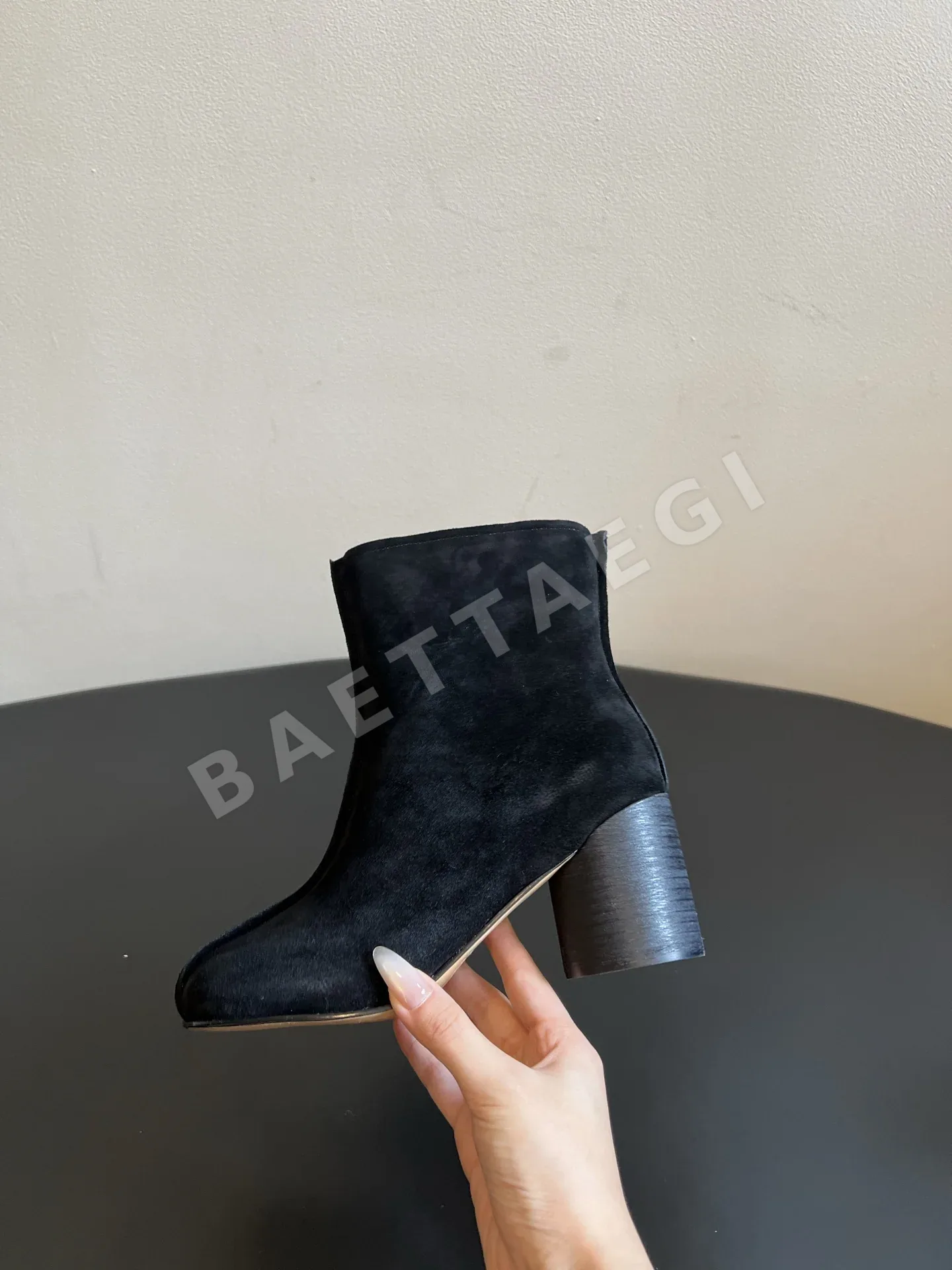 마르지엘라 타비 부츠 청키 힐 상세 이미지 6