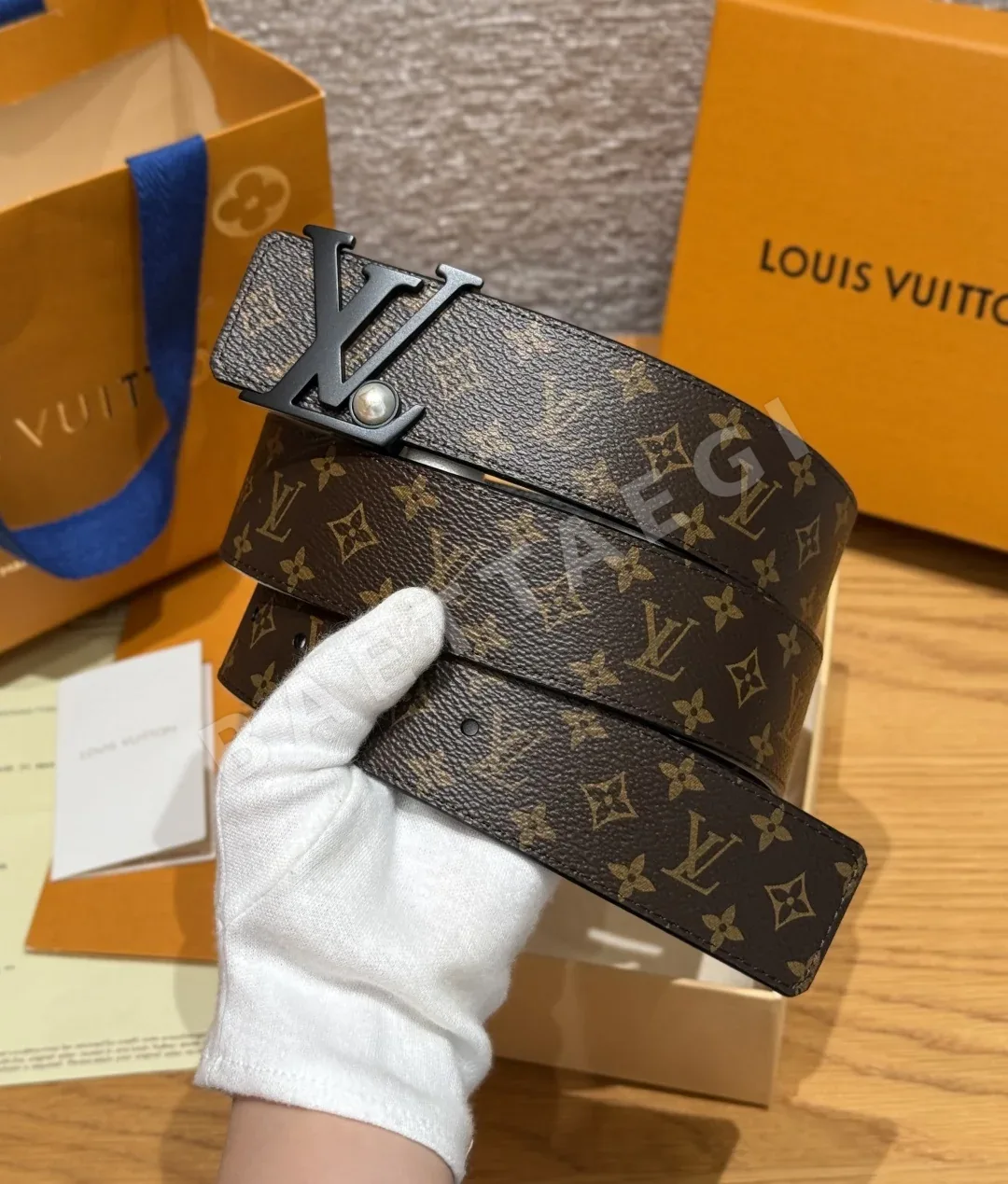 루이비통 LV 이니셜 펄 리버시블 벨트 상세 이미지 2