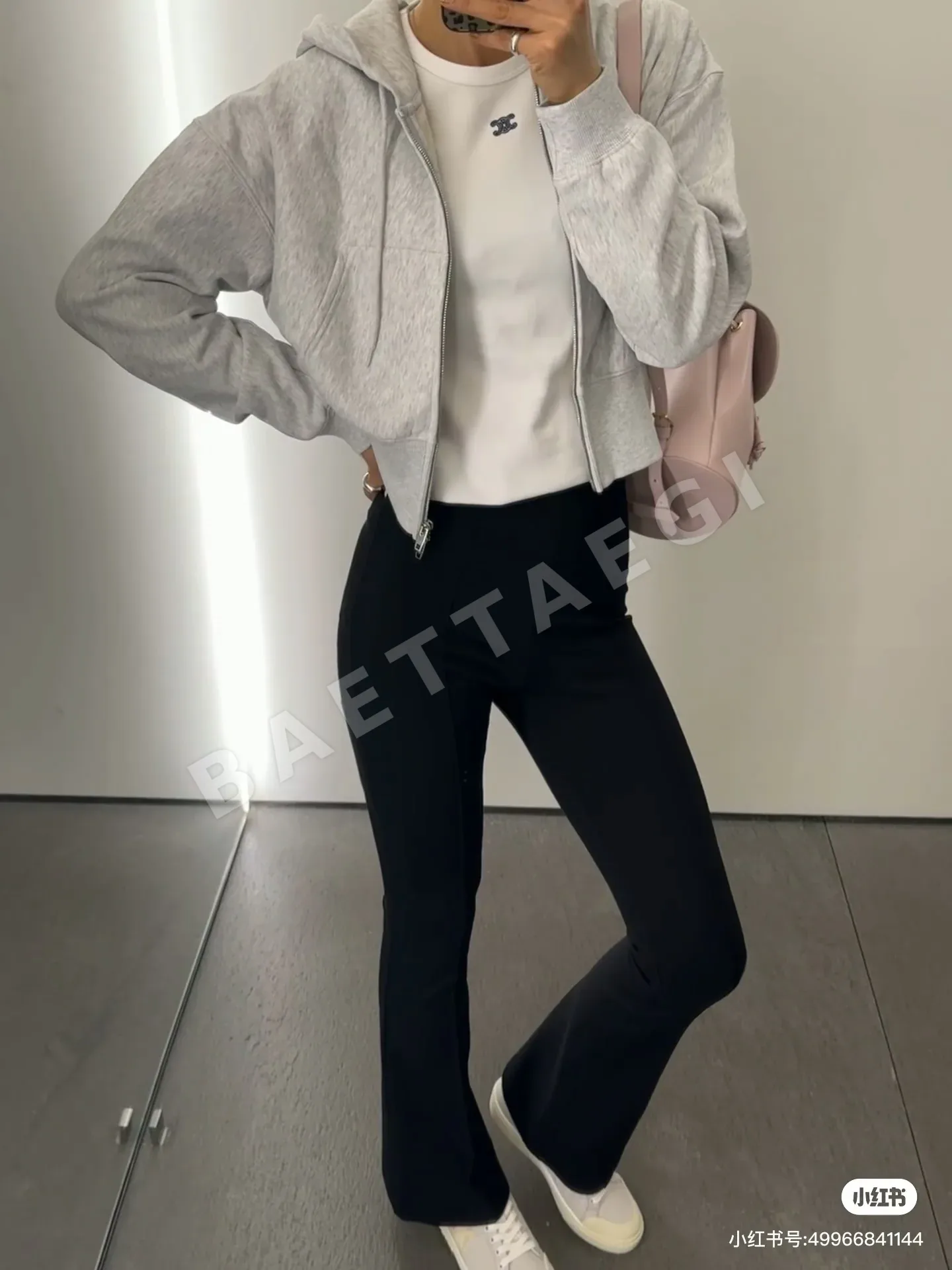 셀린느 슬림핏 플레어 여성 바지 상세 이미지 4