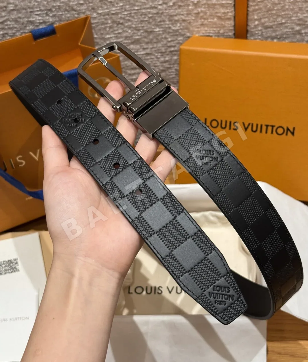 루이비통 JD350 슬렌더 35mm 양면 벨트 상세 이미지 5