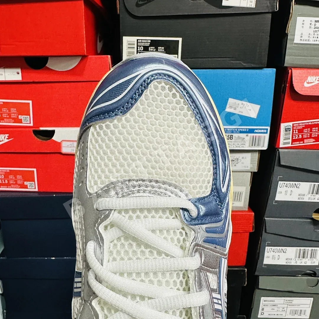 아식스 [TOP] 젤 카야노 14 1203A537-102 200255 Asics Gel-Kayano 14 Cream Metallic Blue 상세 이미지 4