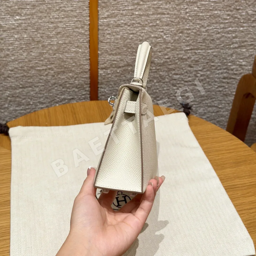 에르메스 켈리 미니 2 엡솜 가죽 가방 상세 이미지 4