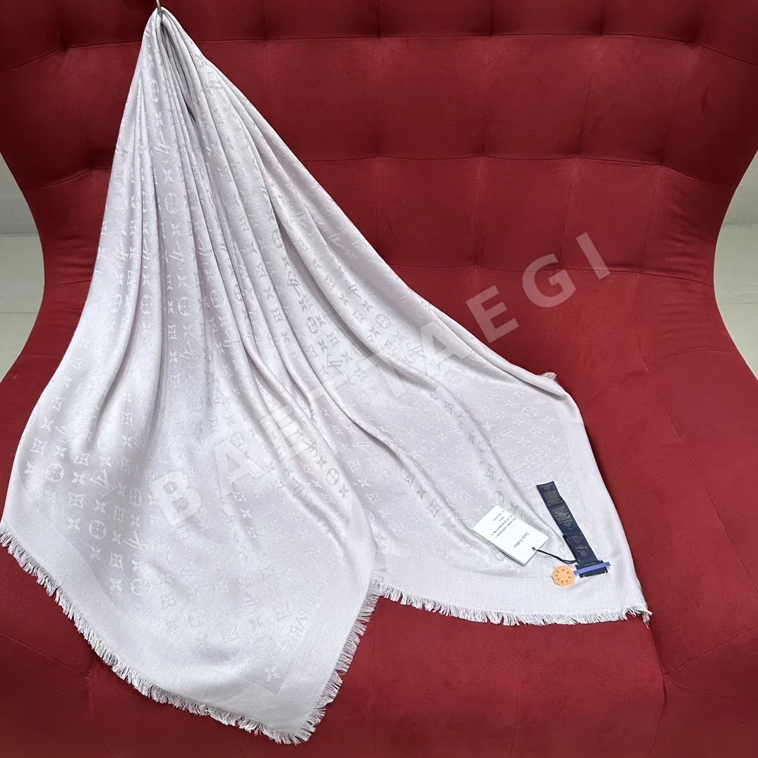 루이비통 멀버리 실크 울 혼방 스카프 상세 이미지 2