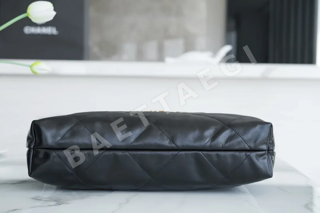 샤넬 블랙 소가죽 더블 체인 핸드백 상세 이미지 7