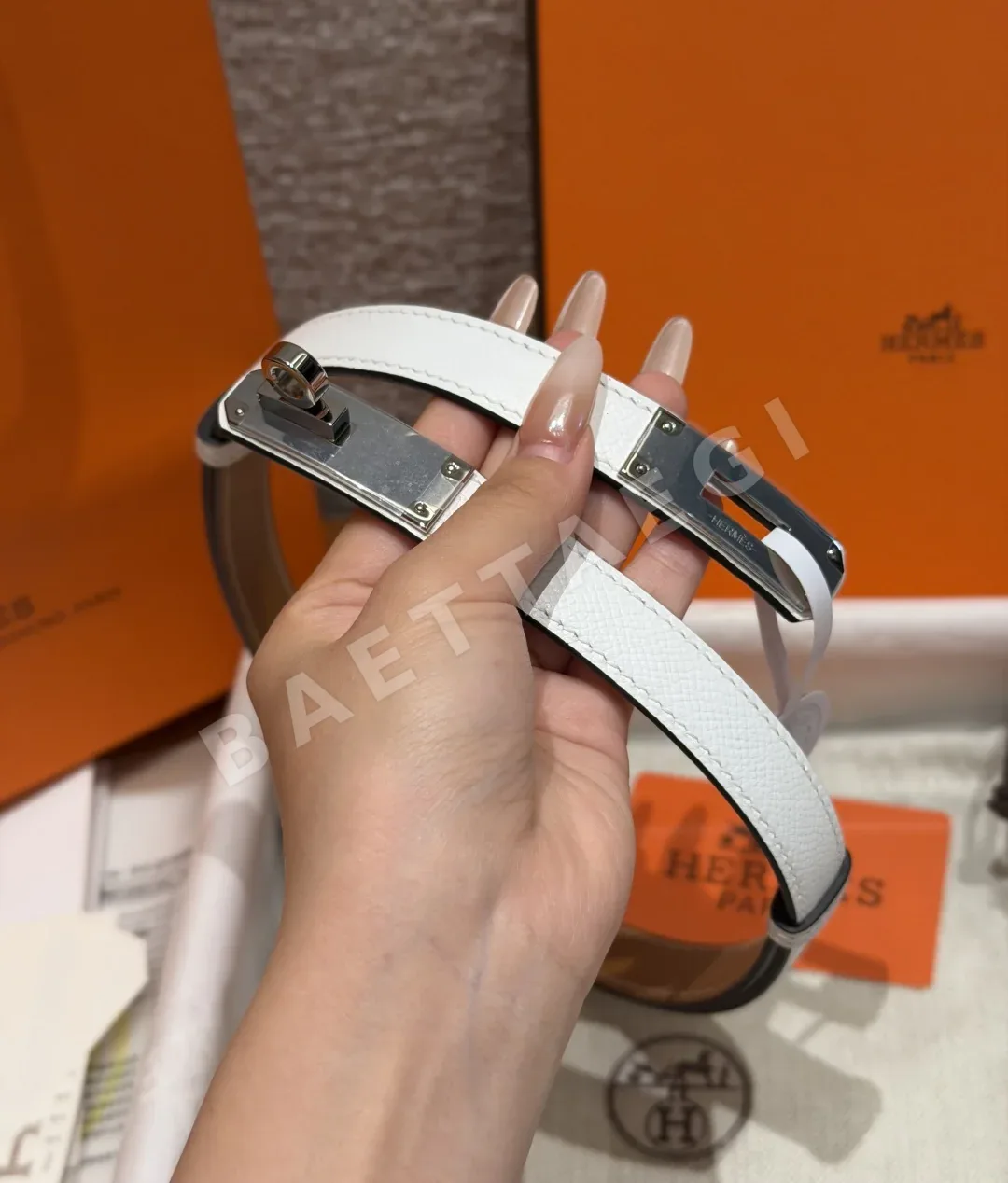 에르메스 켈리 18mm 가죽 벨트 상세 이미지 2