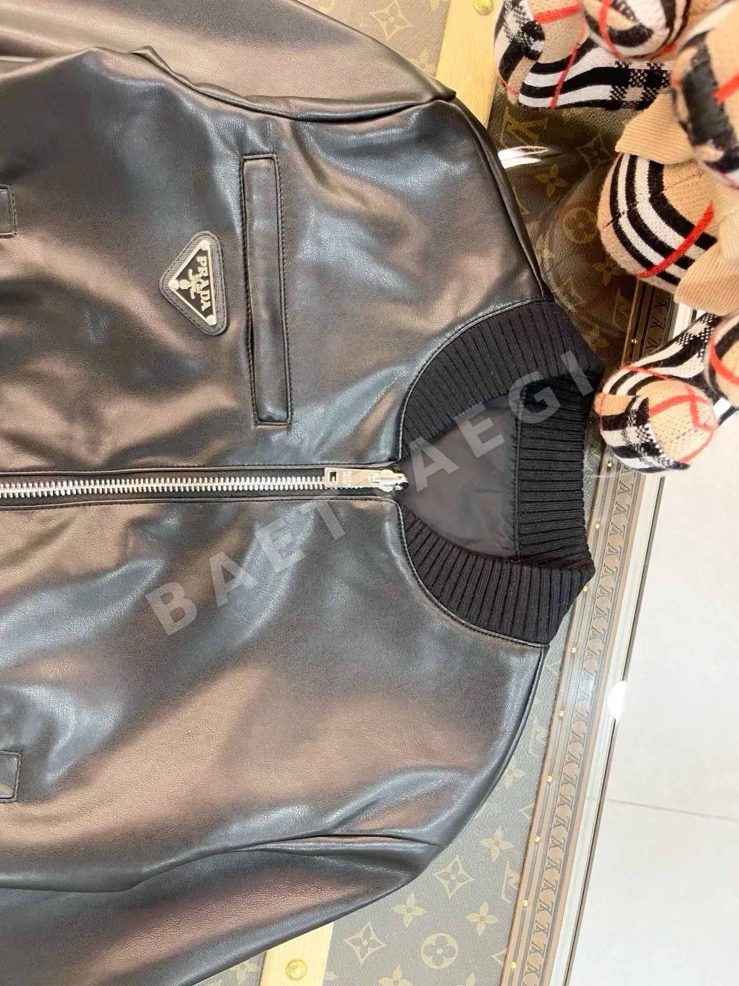 프라다 PRADA 2026 Fall/Winter Children's New Double-Sided Leather J 상세 이미지 7