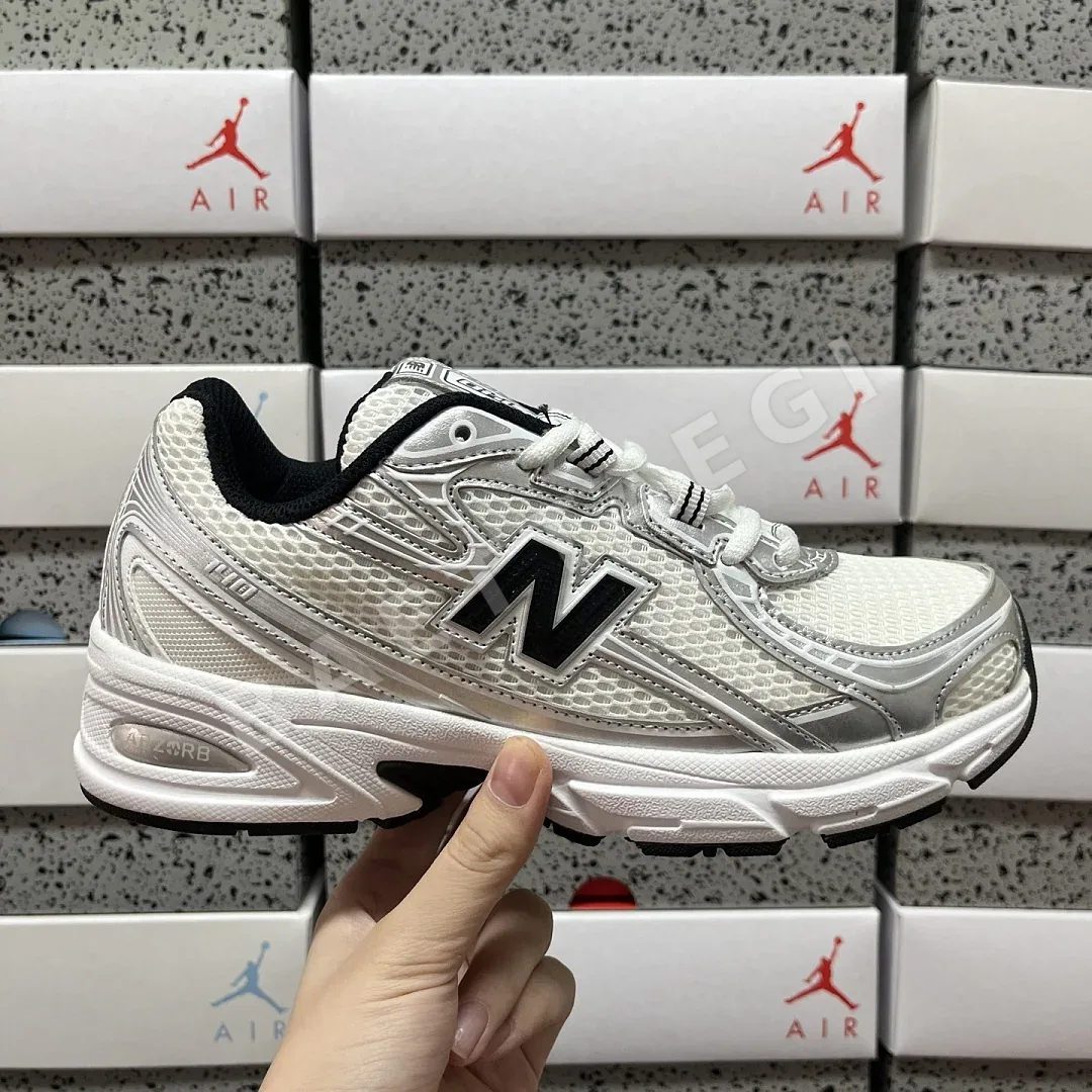 뉴발란스 [XY] 740 U740NW2 202068 New Balance 740 White Silver Metallic Navy 상세 이미지 9