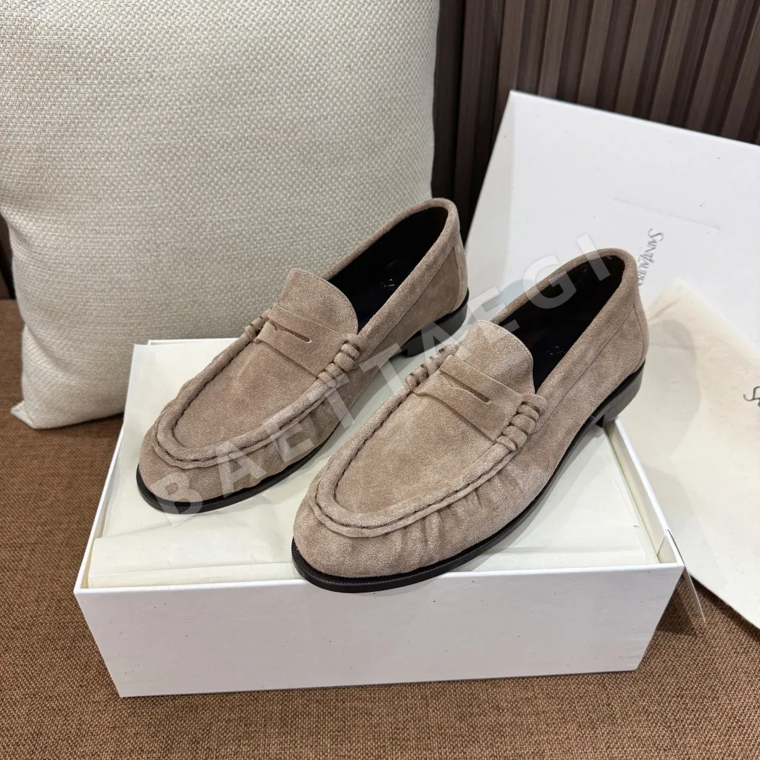 생로랑 로퍼 램스킨 YSL 로고 상세 이미지 3
