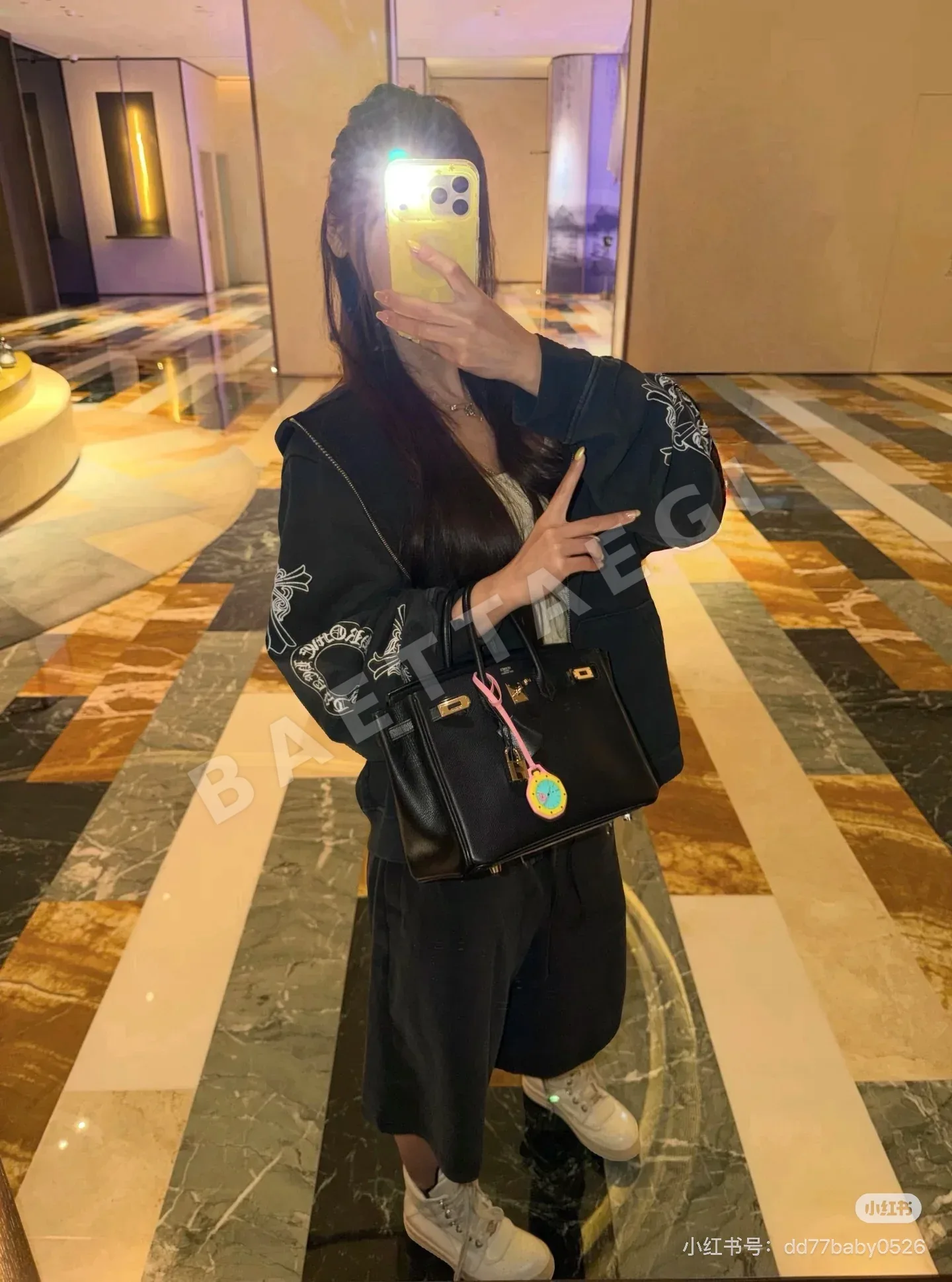 크롬하츠 워시드 지퍼업 후디 자켓 상세 이미지 8