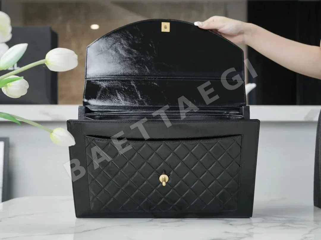 샤넬 램스킨 브리프케이스 가방 상세 이미지 4
