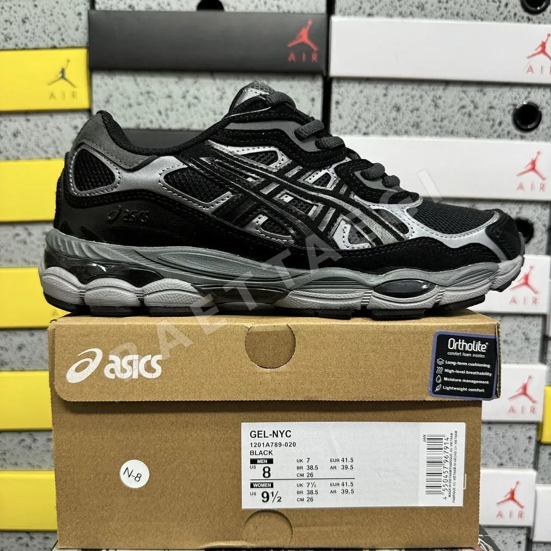 아식스 [WZ] 젤 NYC 1201A789-020 200387 Asics Gel-NYC Graphite Grey Black