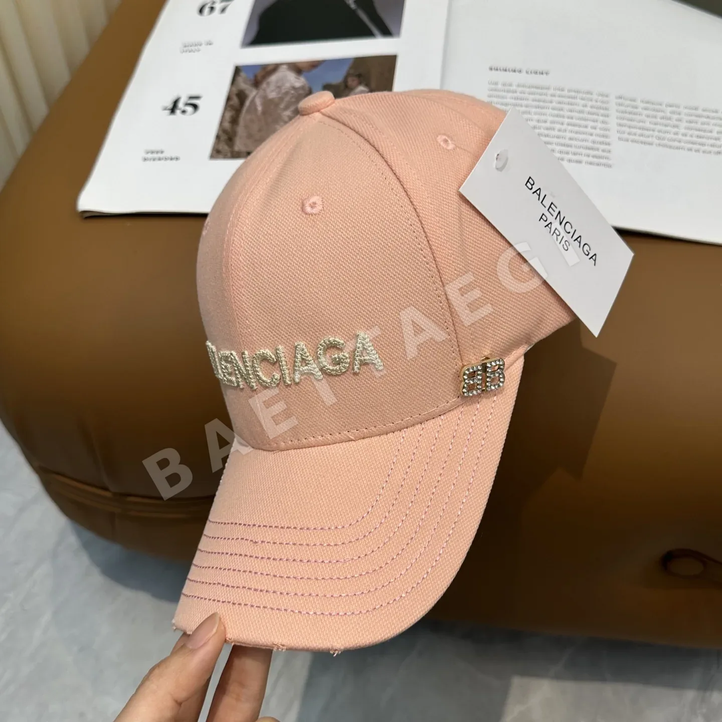 발렌시아가 베이스볼 캡 상세 이미지 2