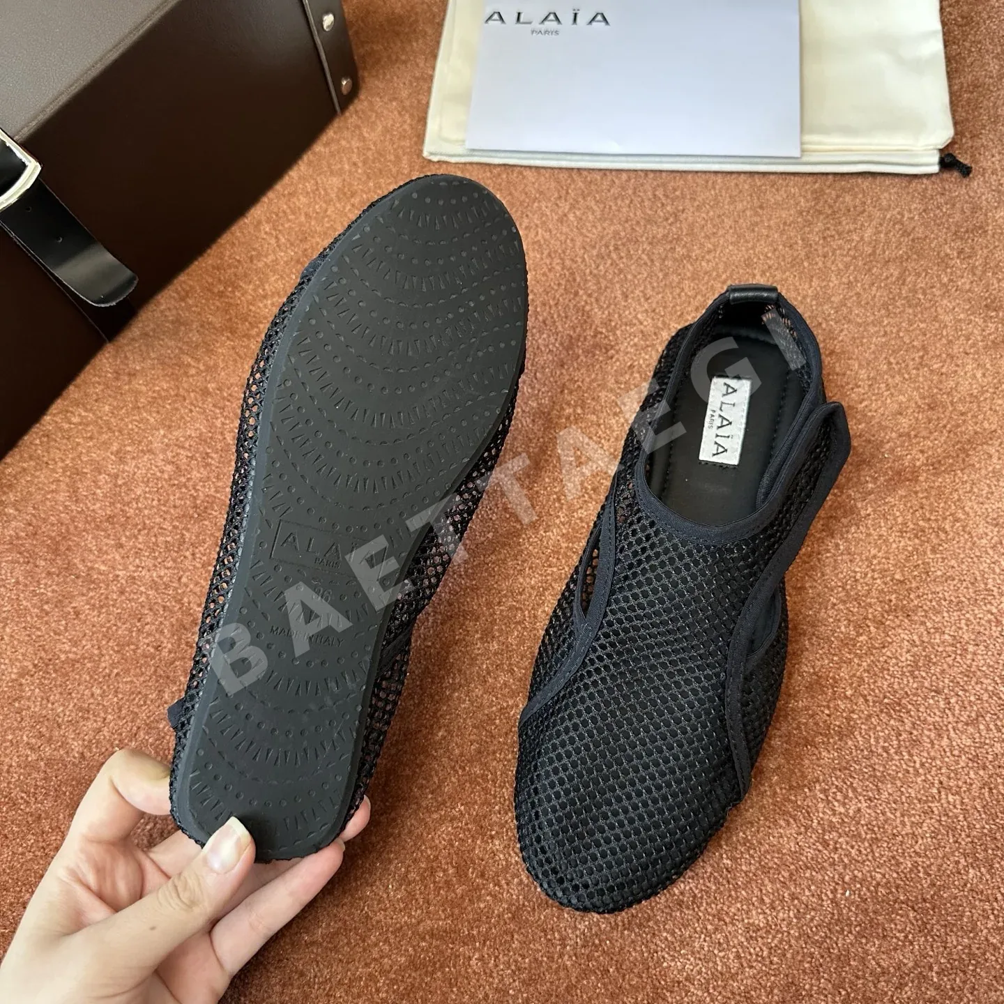 알라이아 메시 발레 슈즈 상세 이미지 6