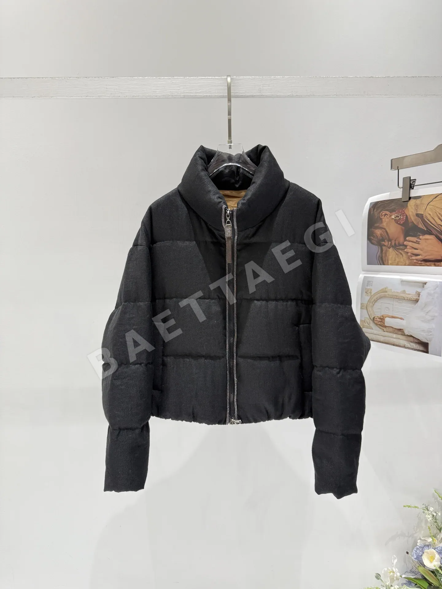 브루넬로쿠치넬리 오트쿠튀르 공방(Métiers d'Art) 컬렉션 패딩 상세 이미지 2