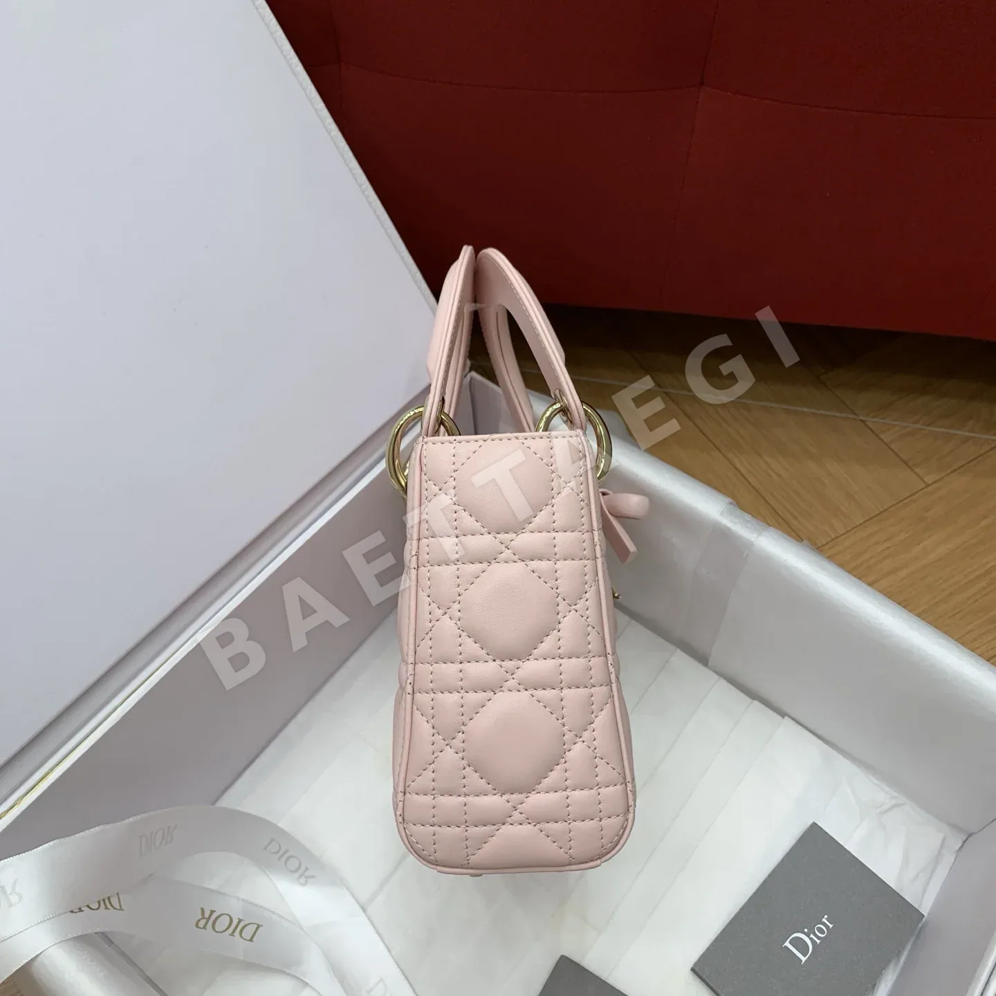 디올 라디 다 미니 보우 램스킨 가방 상세 이미지 4
