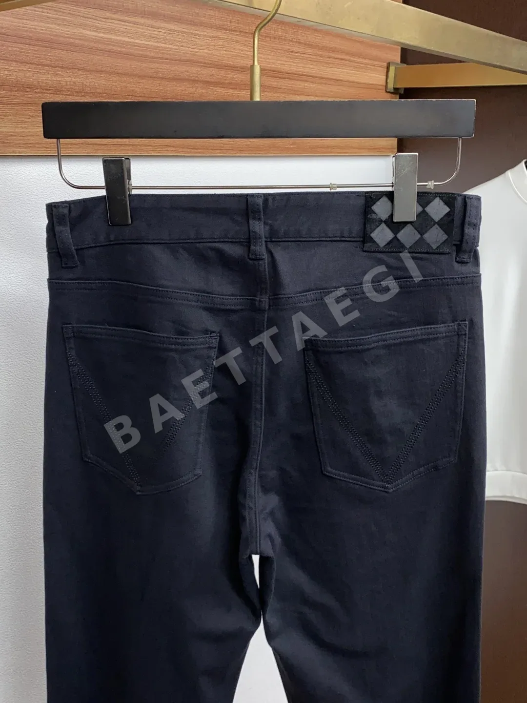 보테가베네타 블랙 스트레이트핏 남성 바지 상세 이미지 9