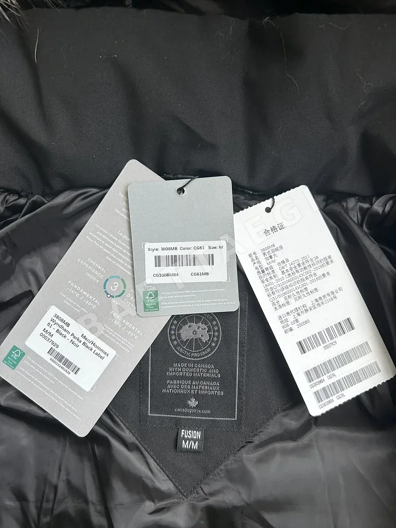 캐나다구스 [RF] 3808 블랙 205711 Canada Goose 3808 상세 이미지 8