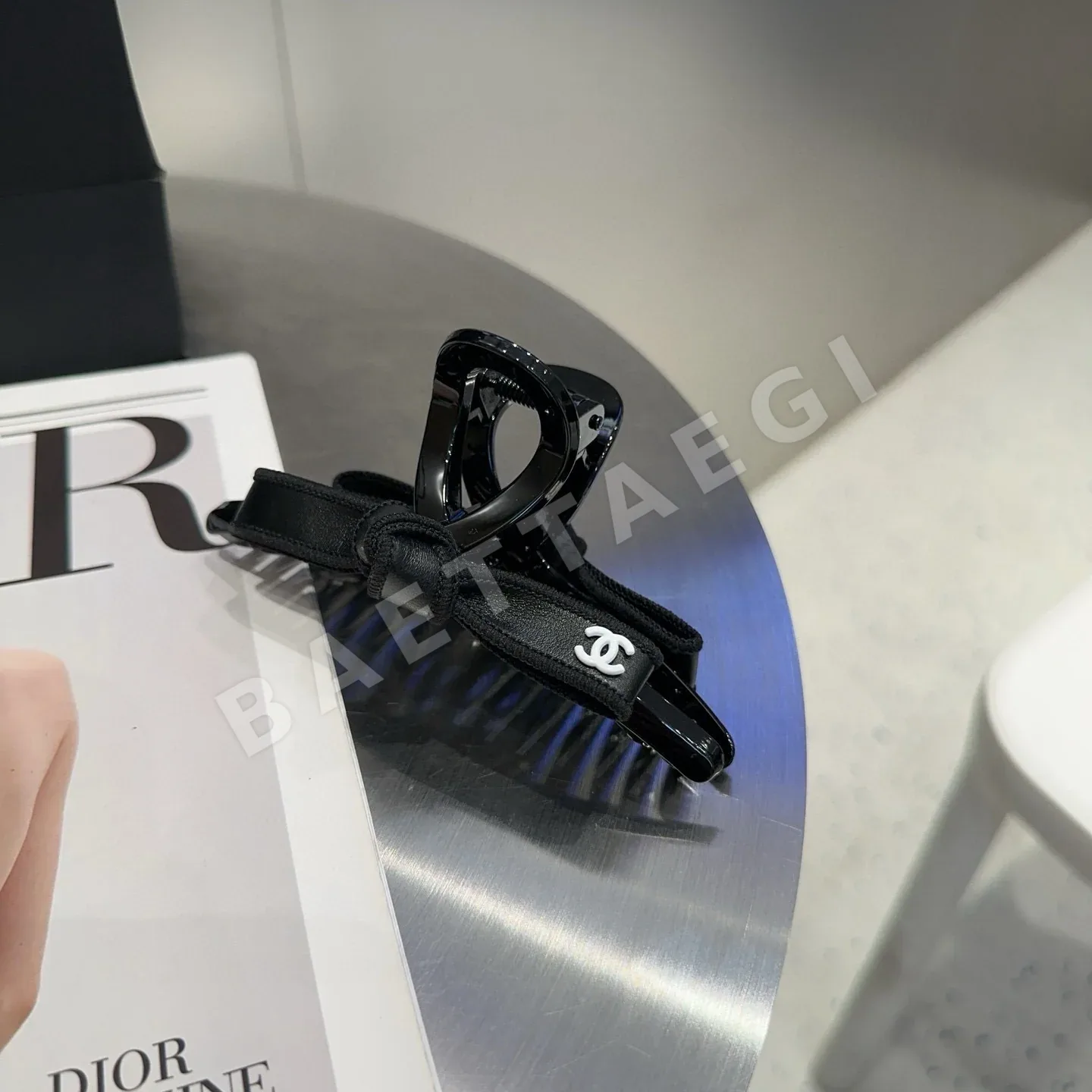 샤넬 미니 헤어 클립 헤어악세 상세 이미지 3